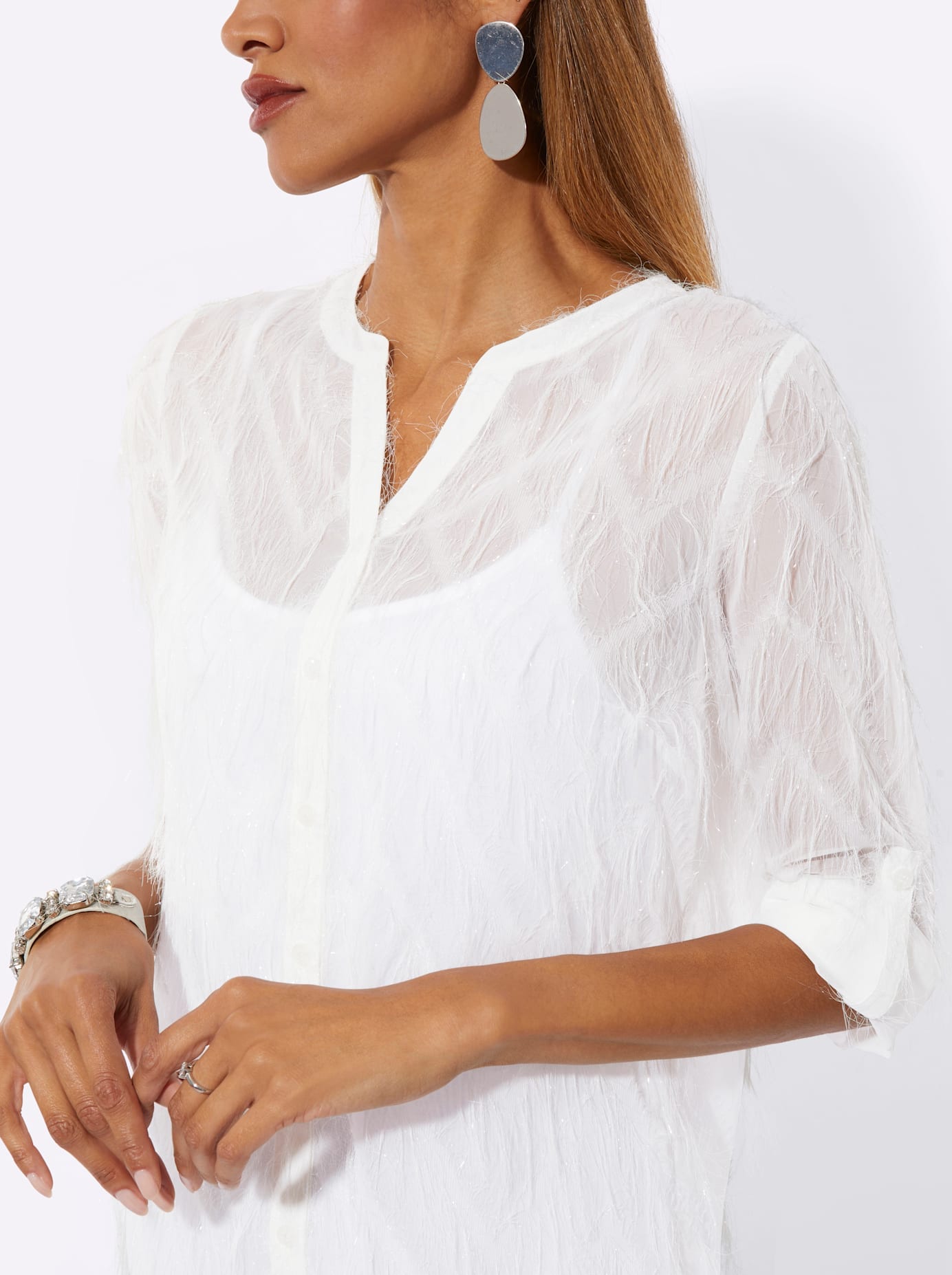 creation L Blouse à manches longues