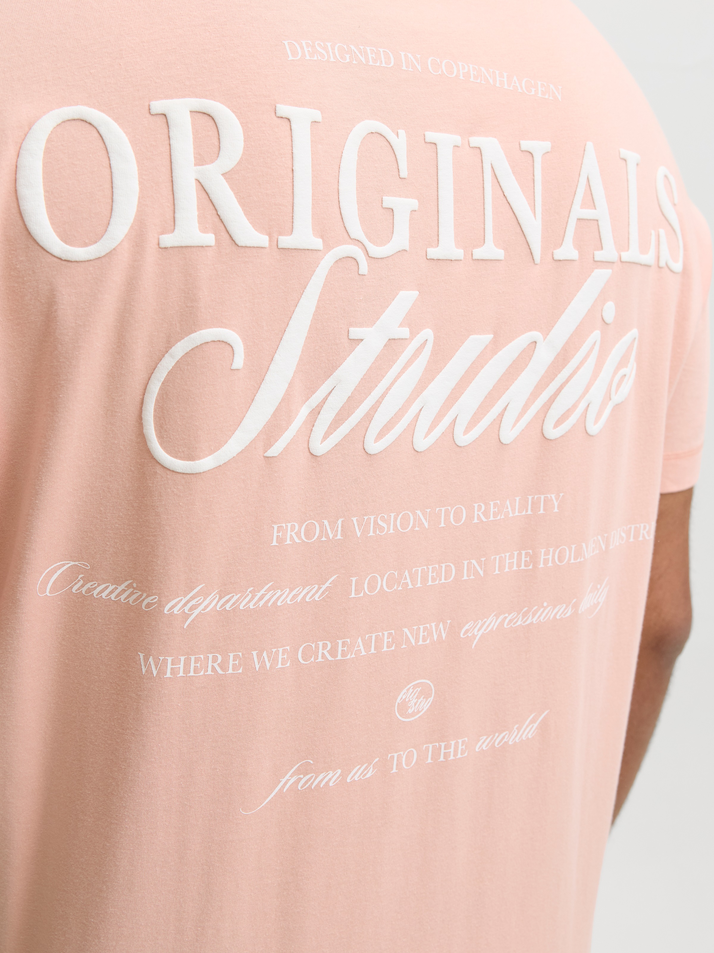 Jack & Jones PlusSize Kurzarmshirt »JORNORREBRO TYPO TEE SS CREW NECK  PLS« Baumwolle, regular fit