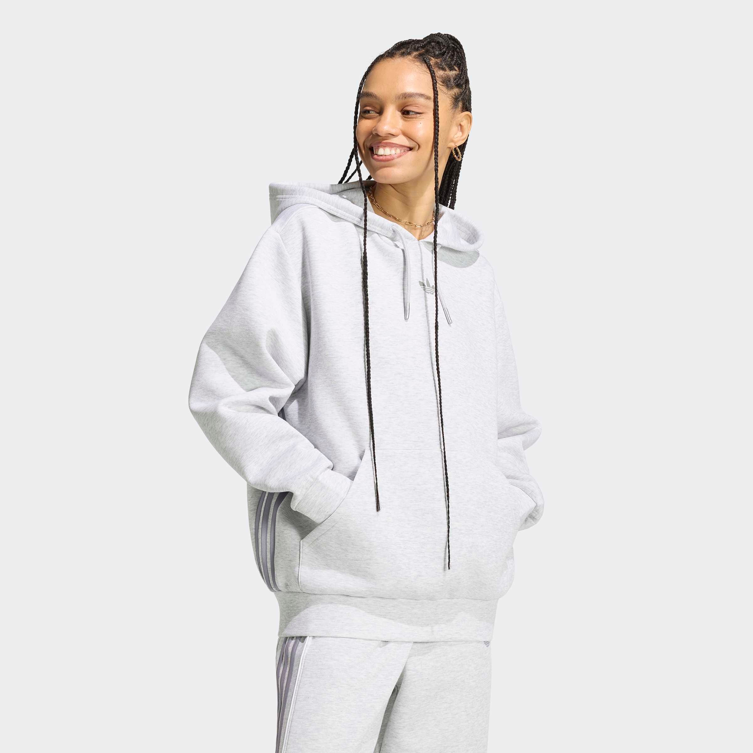 Image of adidas Originals Kapuzensweatshirt "SPACER HOODIE", mit Kapuze, in normaler Länge