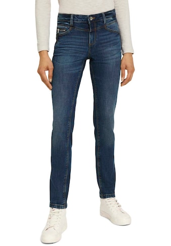 TOM TAILOR Slim-fit-Jeans »Alexa Slim«, mit Passe und kleinem 5-Pocket-Zipper kaufen