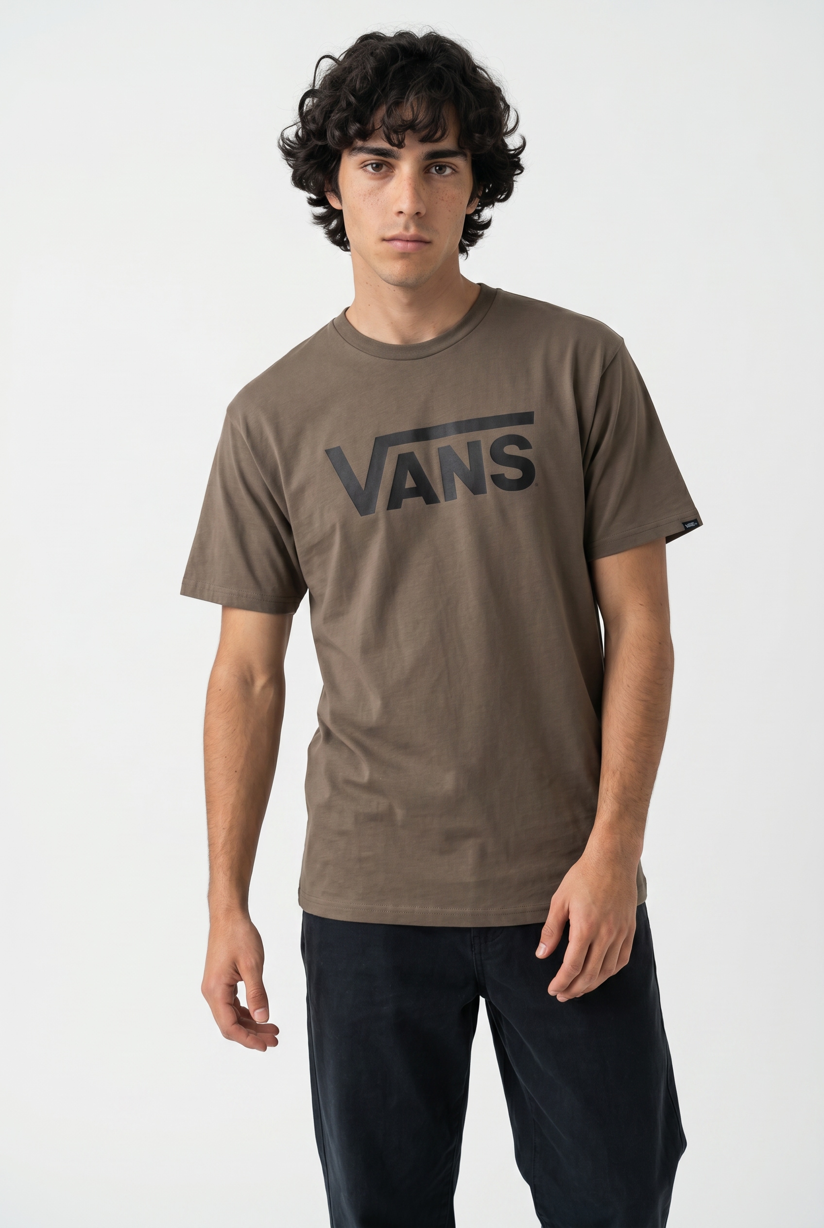 Image of Vans T-Shirt "MNVANSCLASSIC" Kurzarm, mit Rundhalsausschnitt, aus Baumwolle