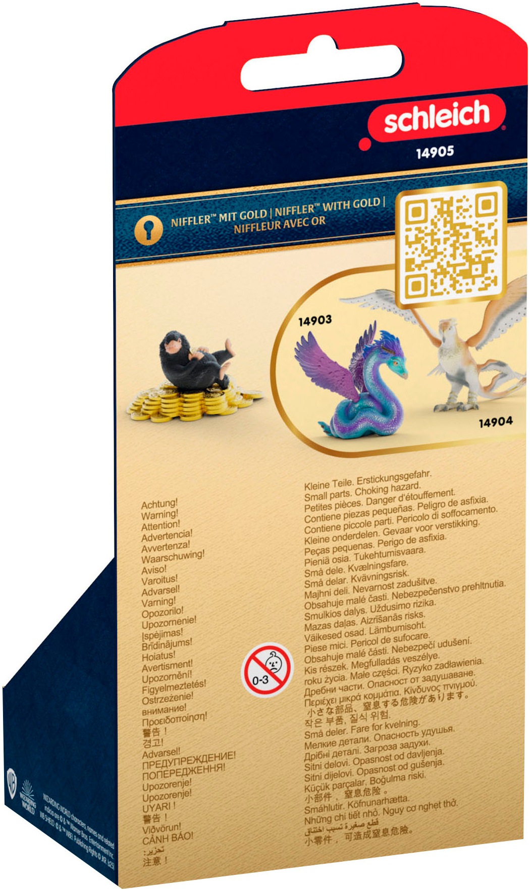 Schleich® Personnage de jeu »WIZARDING WORLD, HARRY POTTER™, Niffler™ mit Gold (14905)«