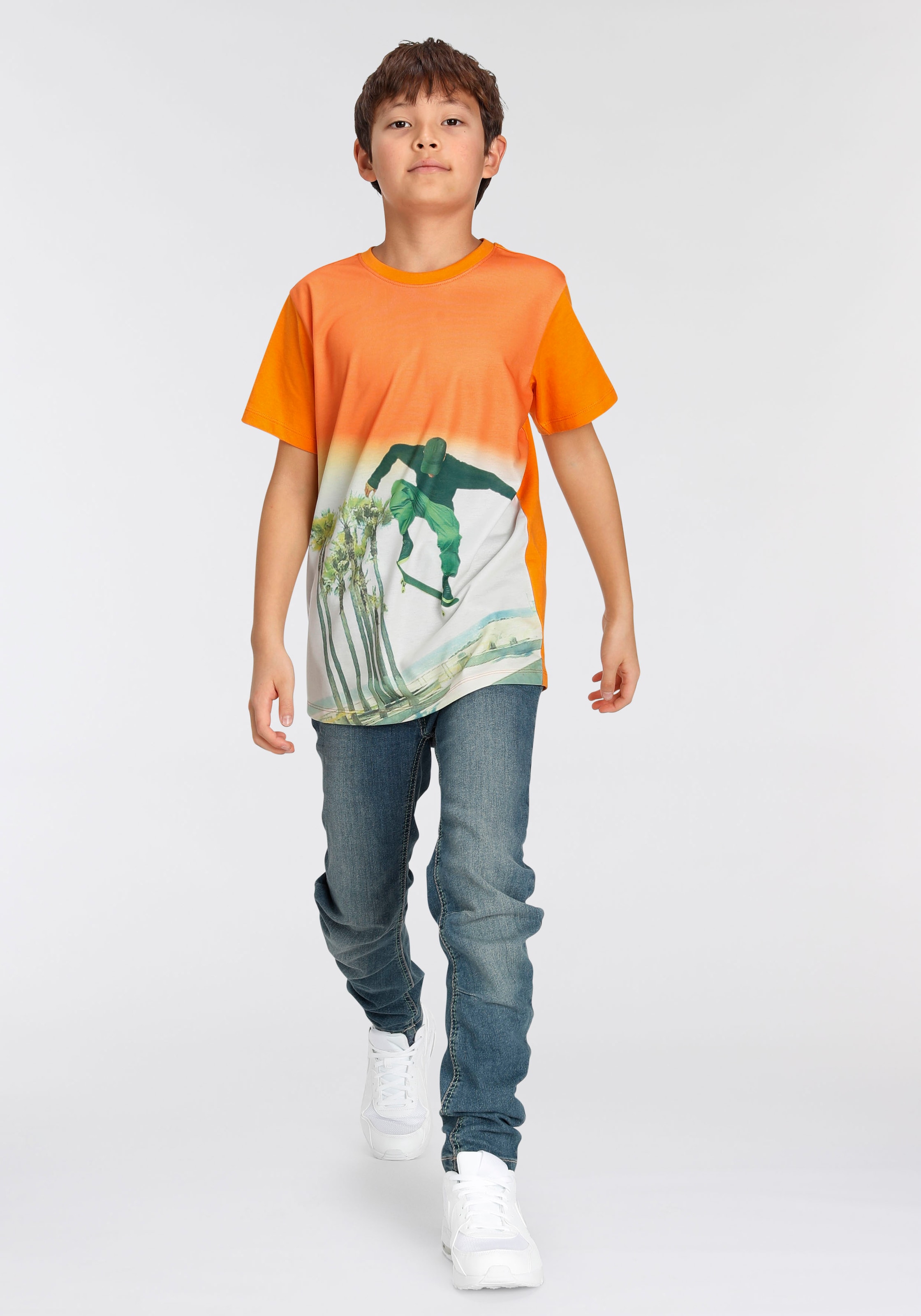 T-Shirt auf versandkostenfrei Fotodruck KIDSWORLD »SKATER«,