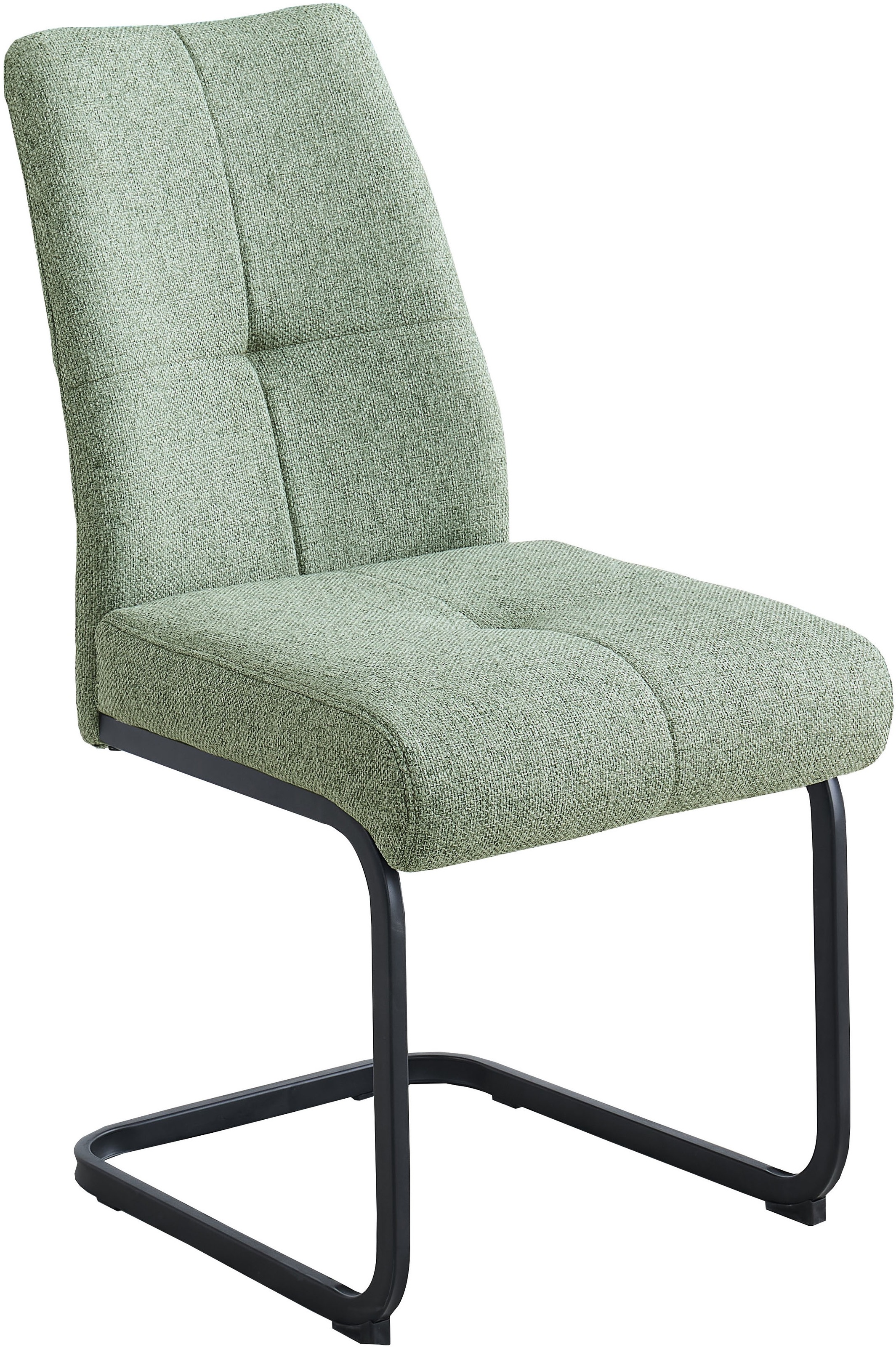GOODproduct Freischwinger »Alabama« (Set) 2 Stk.gemütlicher Esszimmerstuhl mit Federkern und robustem Webstoff