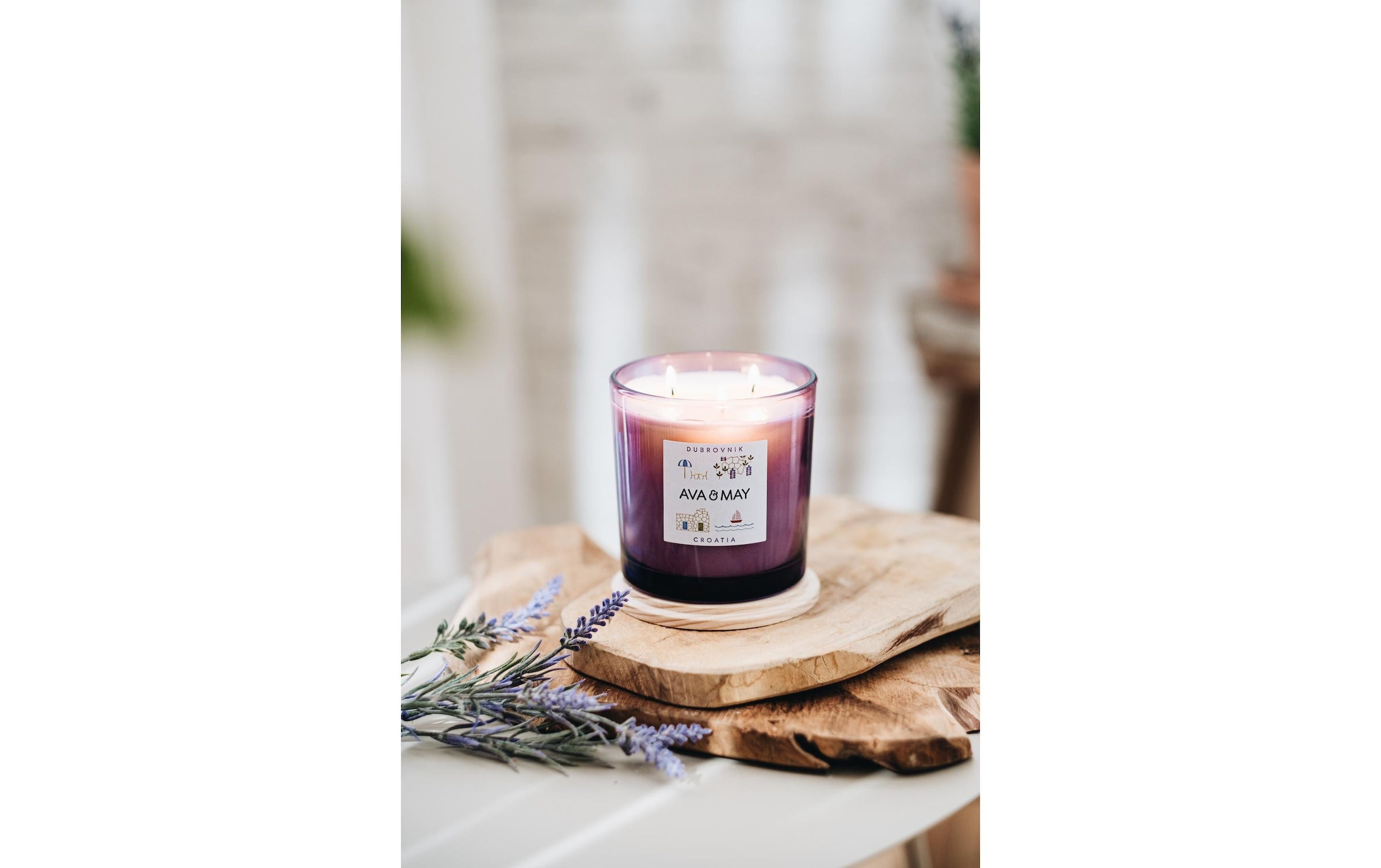 AVA & MAY Bougie parfumée »Dubrovnik 380 g«