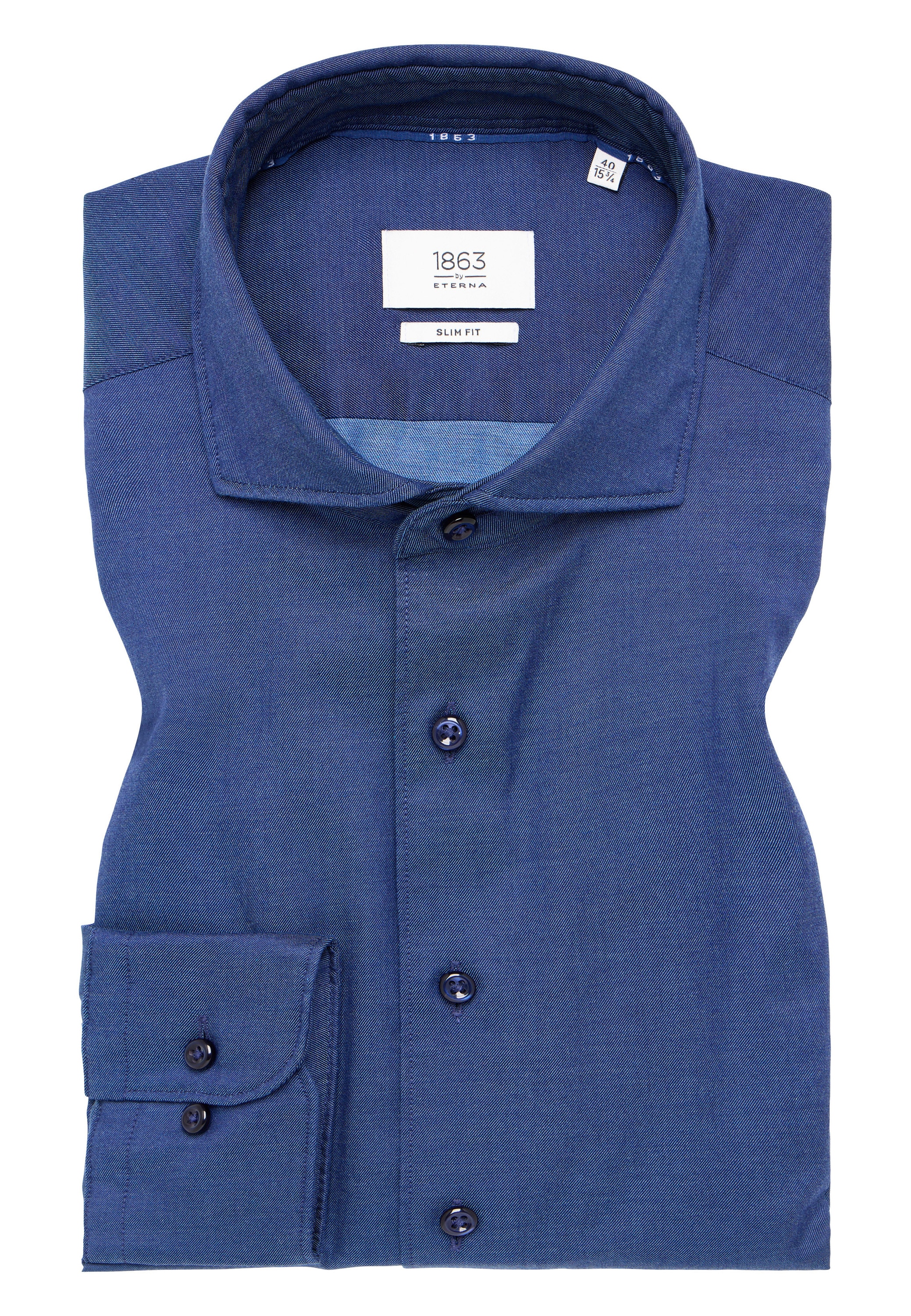 Eterna Langarmhemd »SLIM FIT«, EASY IRON (bügelleicht)