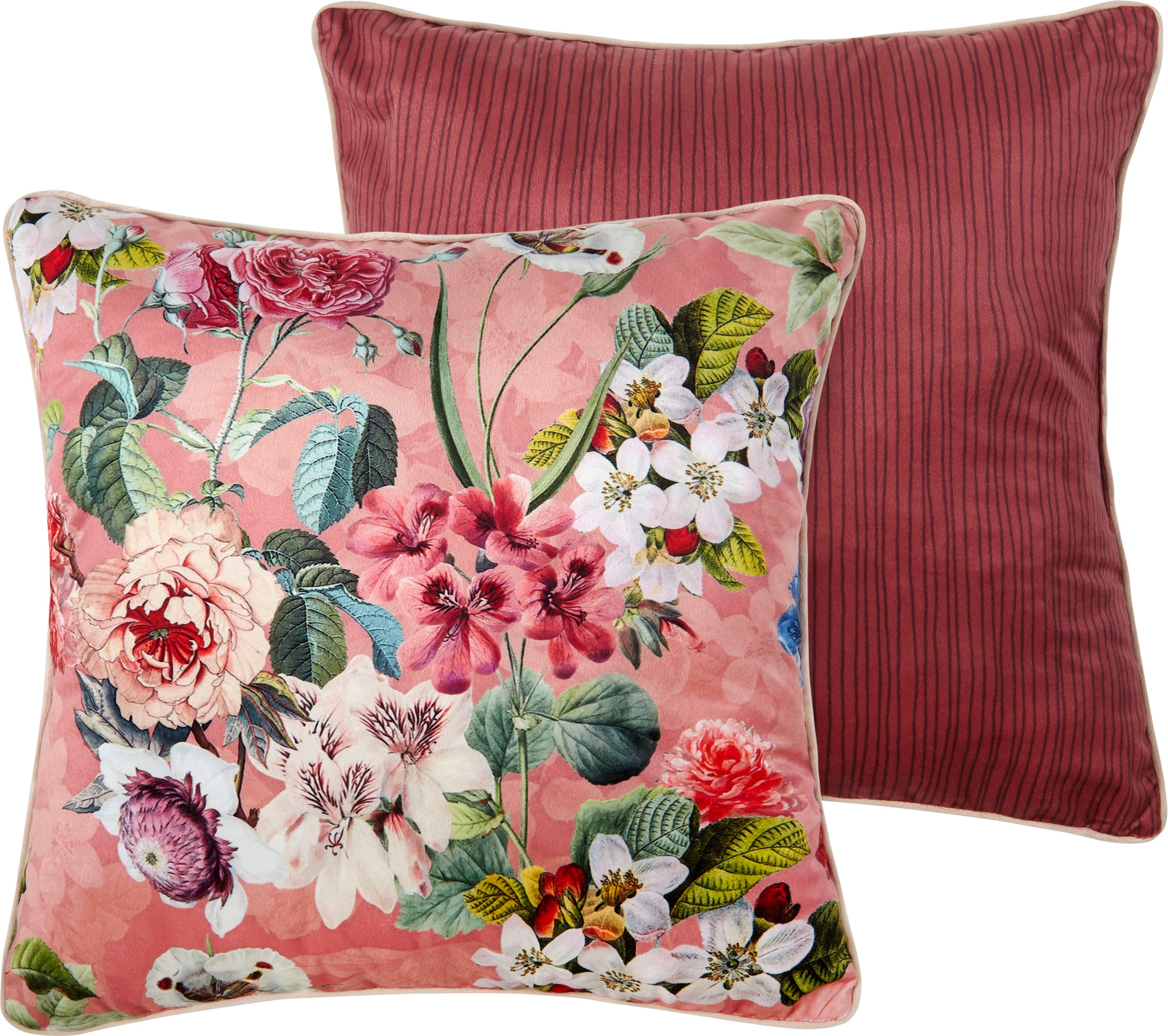 Image of Descanso Dekokissen »Amalia«, (1 St., 1 48x48 cm Dekokissen - Mit biese), Mit Biese bei Ackermann Versand Schweiz