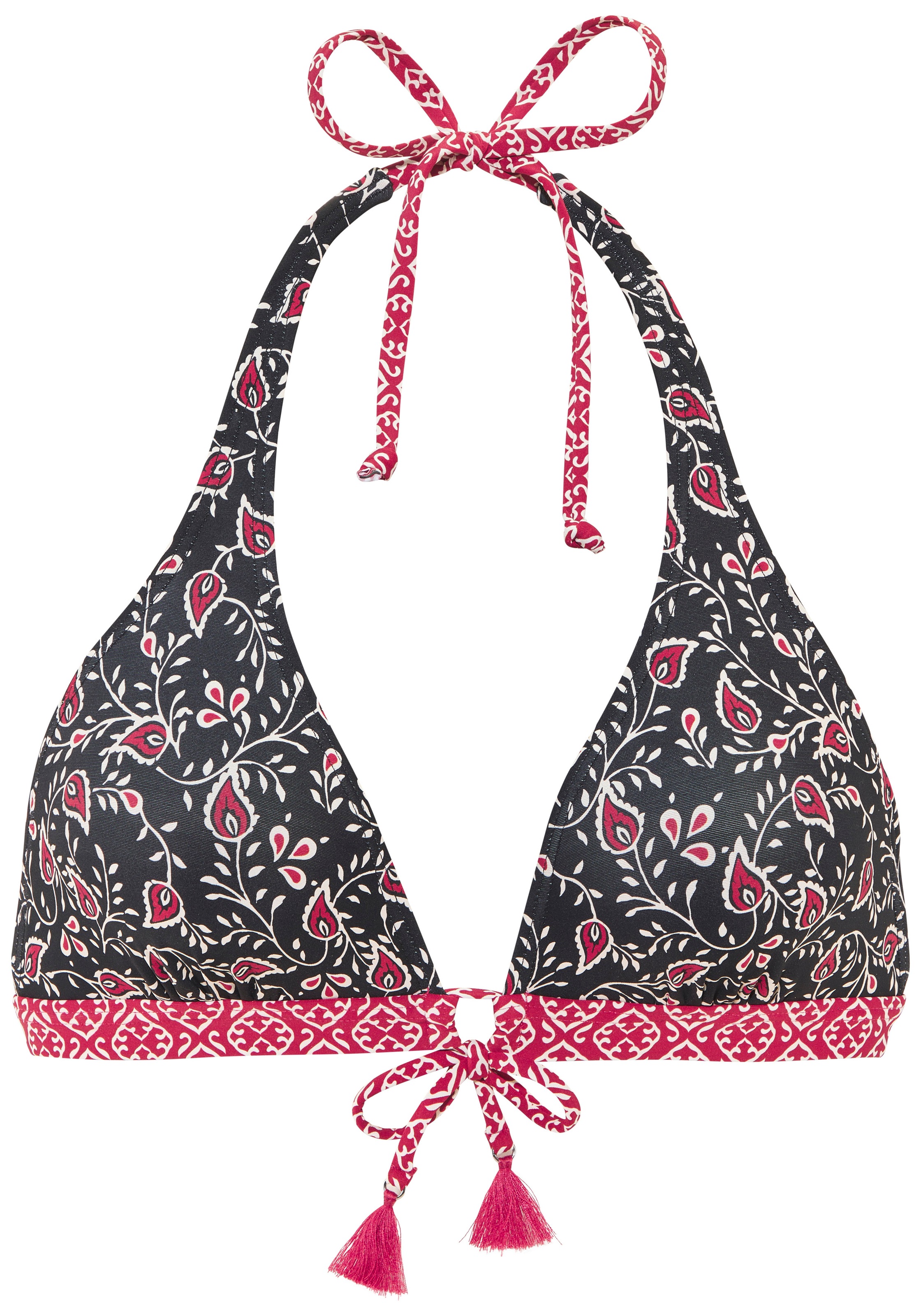LASCANA Triangel-Bikini-Top »Louna« im Mustermix-Design