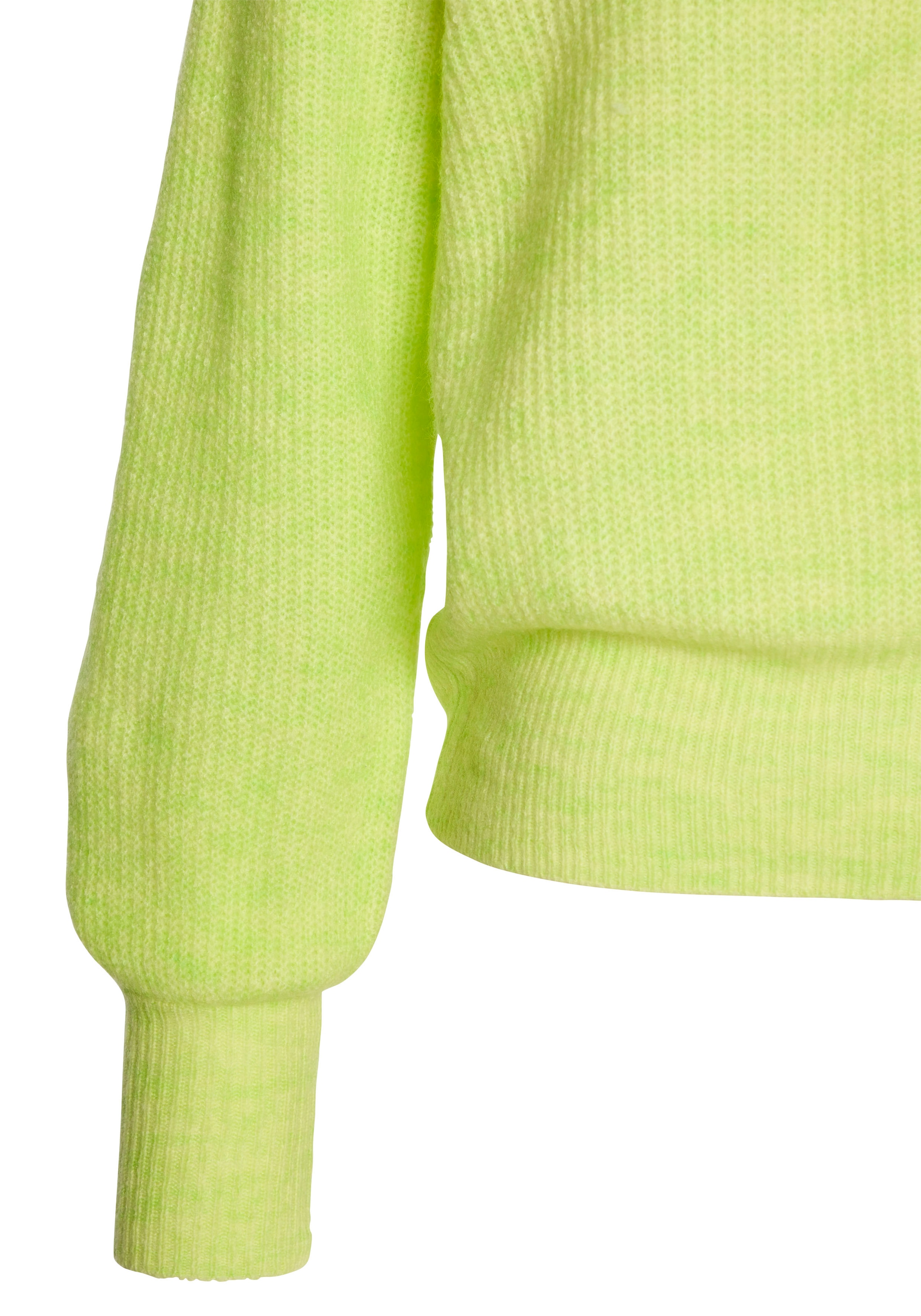 LASCANA Strickpullover, in Melange-Optik, lockerer Damenpullover, Basic
