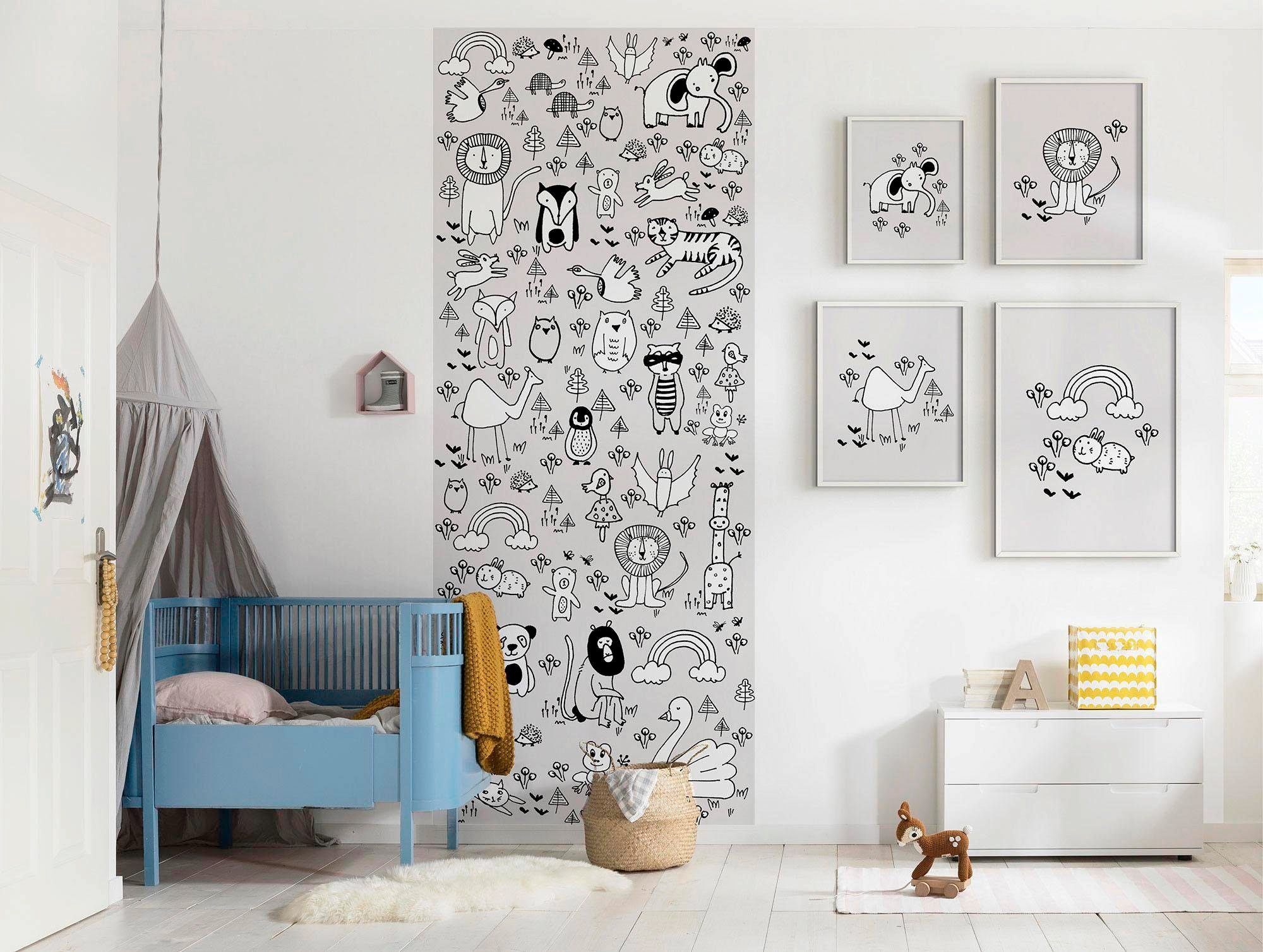 Komar Poster »Scribble Elephant«, Tiere, (Packung, 1 St., Anzahl Teile 1),  Kinderzimmer, Schlafzimmer, Wohnzimmer günstig kaufen