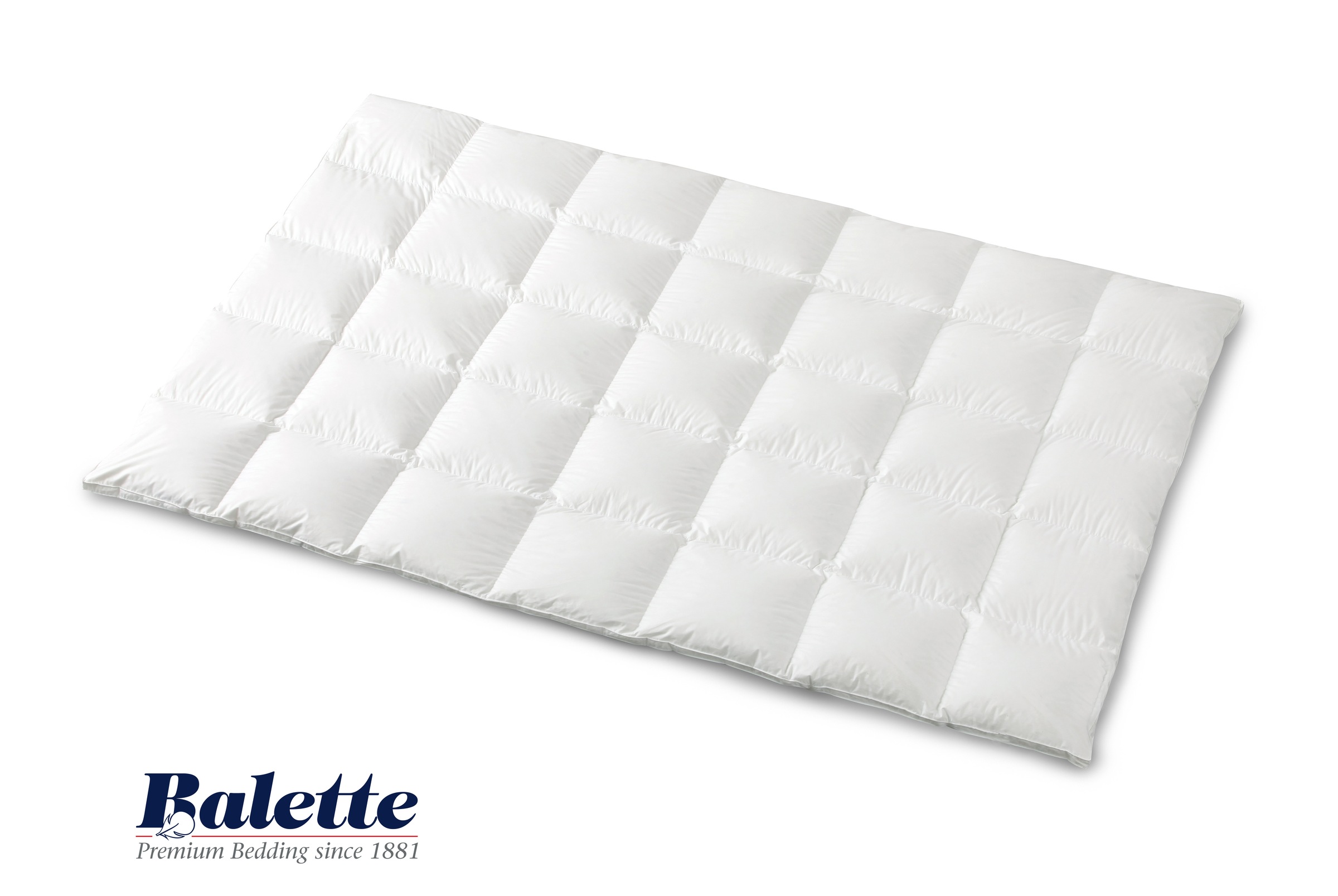 Image of Balette Daunenbettdecke »Duvet Classic«, normal, Füllung neue reine Entendaunen (10%) und Entenfedern (90%), weiss, Bezug 100% Baumwolle, (1 St.), mit Innensteg bei Ackermann Versand Schweiz