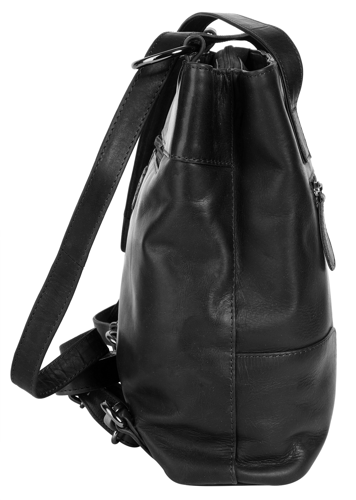 Cluty Cityrucksack, echt Leder