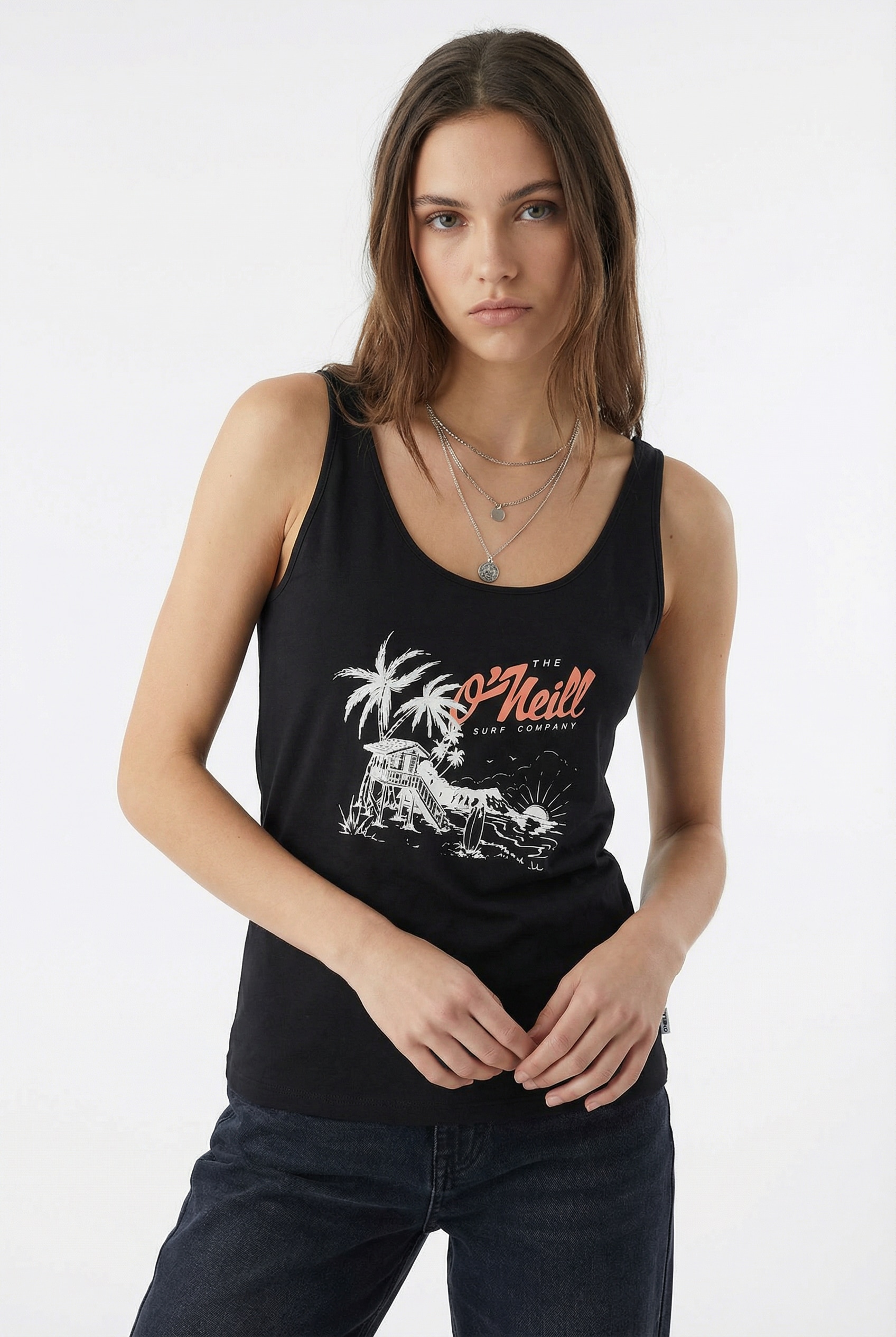 Image of ONeill Tanktop "ONEILL GRAPHIC TANKTOP" sportliche Schnittform, für sportliche Aktivitäten und Freizeit