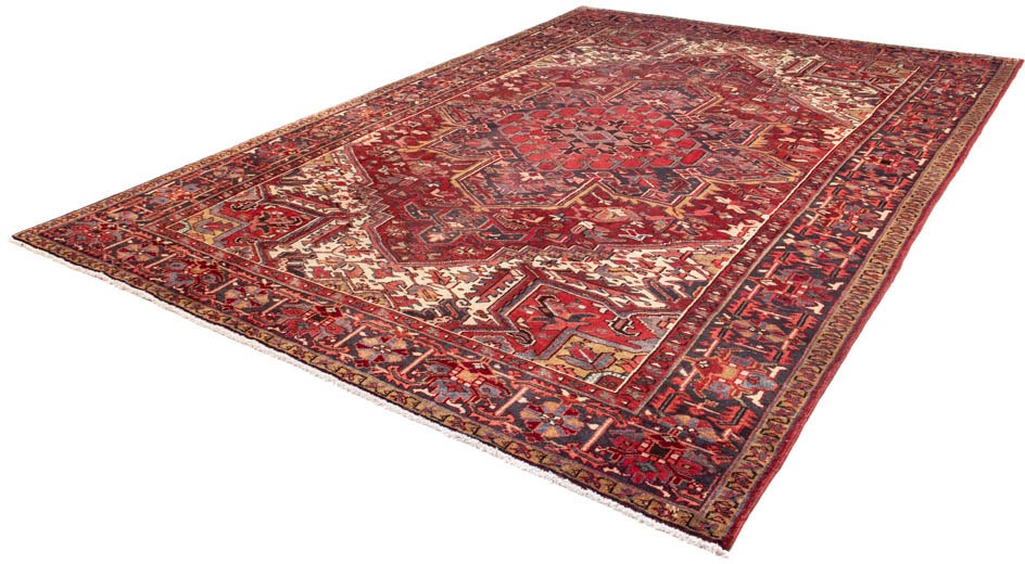 Image of morgenland Orientteppich »Perser - Nomadic - 345 x 237 cm - dunkelrot«, rechteckig, 10 mm Höhe, Wohnzimmer, Handgeknüpft, Einzelstück mit Zertifikat bei Ackermann Versand Schweiz