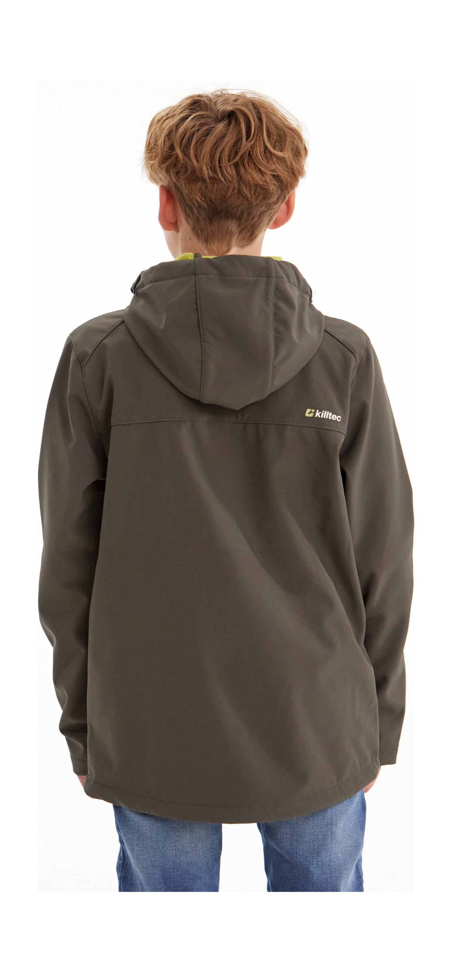 Killtec Softshelljacke »Boys Softshelljacke«, Wasserabweisende Softshelljacke mit Kapuze, Fleece und PFAs-frei
