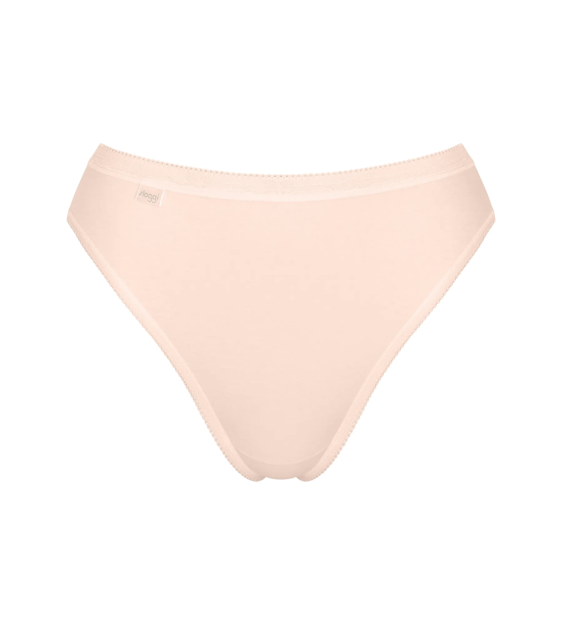 sloggi Culotte haute »Basic+ Tai« avec fente haute à la jambe, mélange coton, coutures lisses