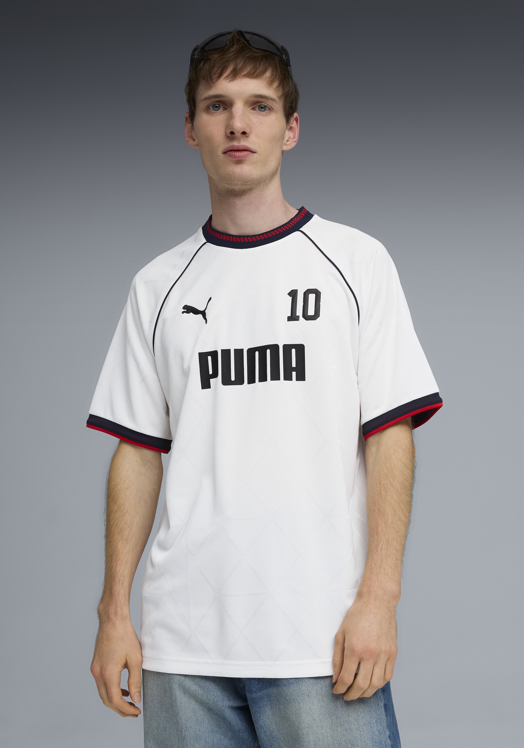 PUMA T-shirt »SPORT PINNACLE FOOTBALL JERSEY« atmungsaktives Material, mit DryCELL-Technologie