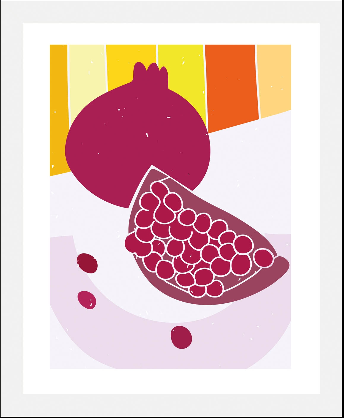 queence Image »Pomegranate« 1 cuis tlg. gerahmt