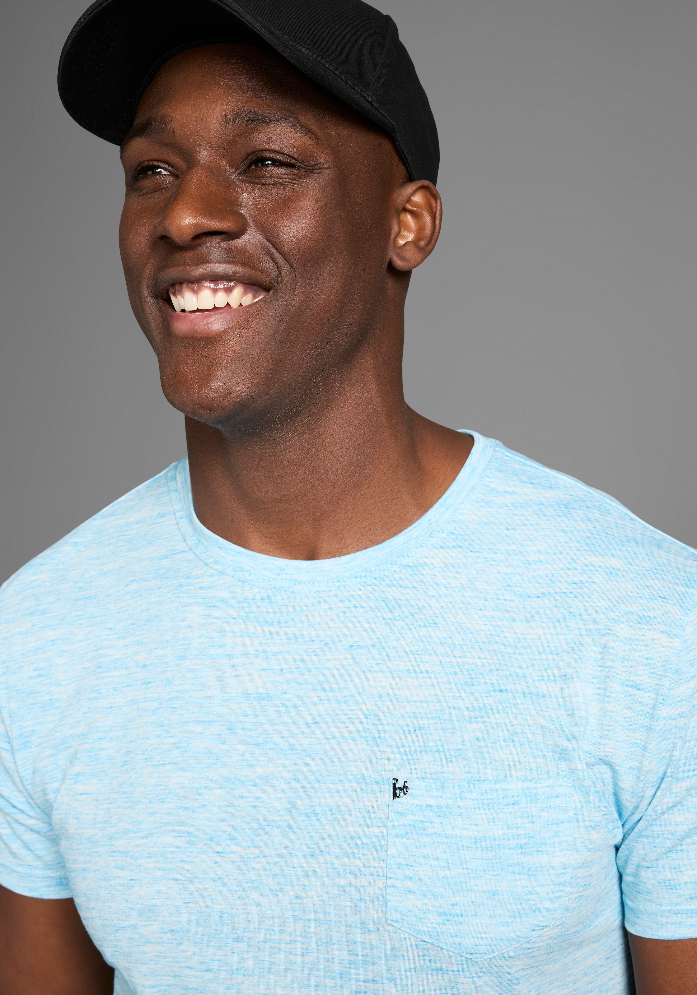 Bruno Banani T-Shirt, Kurzarm, Slim Fit, unifarben, Rundhalsausschnitt