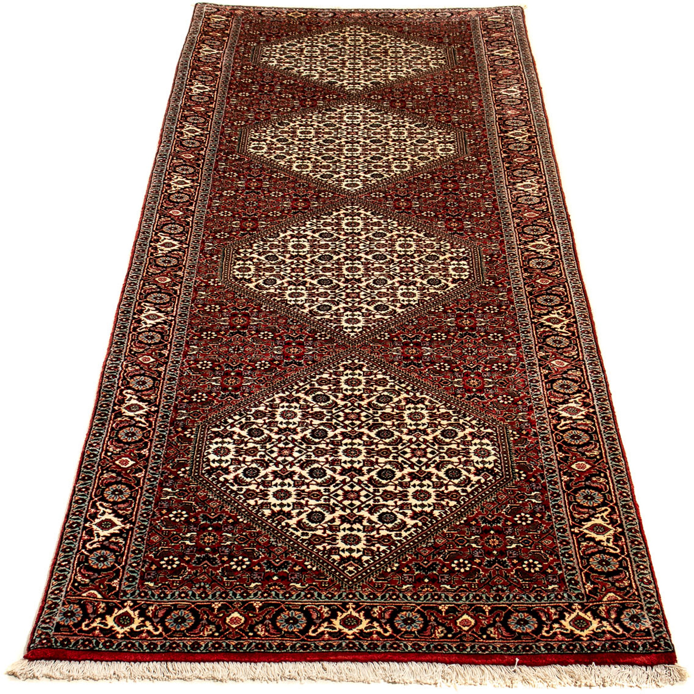 Image of morgenland Orientteppich »Perser - Bidjar - 289 x 86 cm - mehrfarbig«, rechteckig, 15 mm Höhe, Wohnzimmer, Handgeknüpft, Einzelstück mit Zertifikat bei Ackermann Versand Schweiz