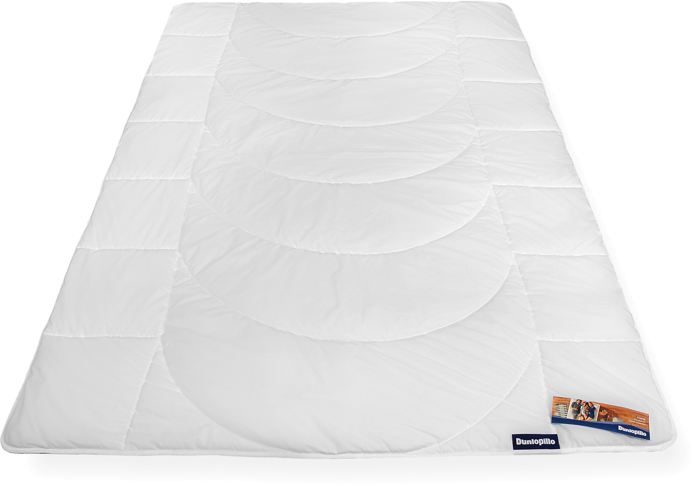 Dunlopillo Microfaserbettdecke "Home Bettdecken Sommer und Winter" leicht Füllung Polyester Bezug Polyester 1 Stk. tlg. Bettdecke 135x200, 155x220cm, feuchtigkeitsregulierend