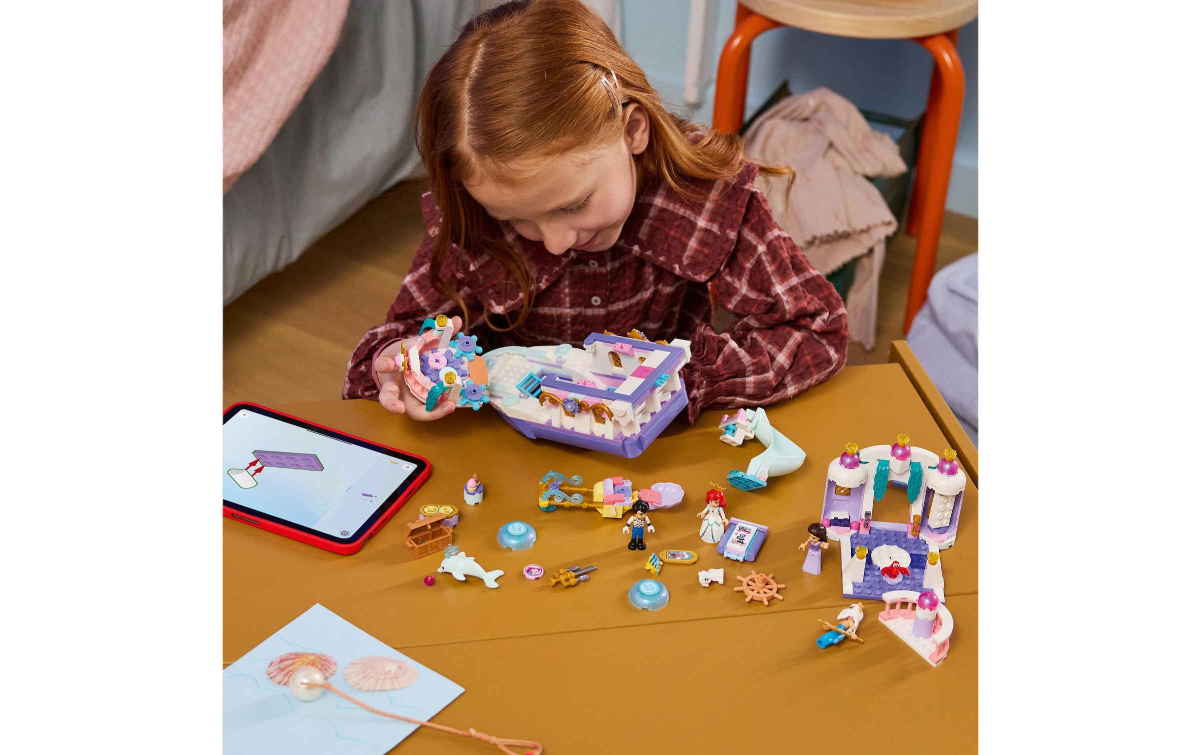 LEGO® Konstruktionsspielsteine »Arielles Königliches Hochzeitsboot (43299), LEGO Disney Princess« Made in Europe
