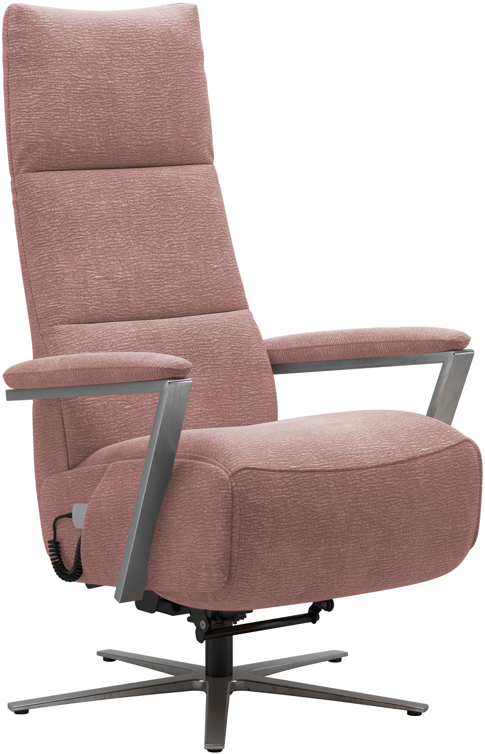 sit&more TV-Sessel "Vario Comfort, inkl. Kopfteilverstellung & 360 Drehfunktion" inkl. Herz-Waage-Funktion & 3 Motoren, Höhe der Armlehnen 64cm