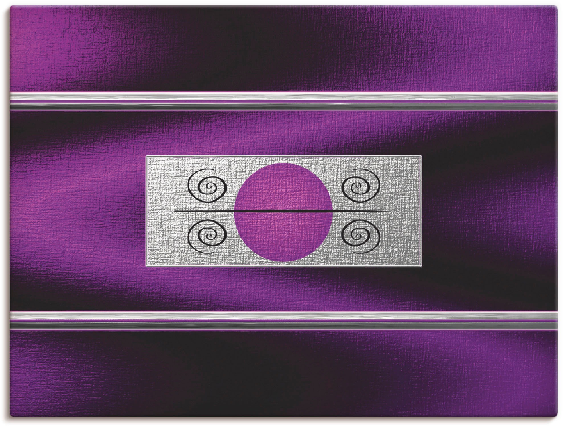 Image of Artland Wandbild »Abstrakt I«, Muster, (1 St.), in vielen Grössen & Produktarten -Leinwandbild, Poster, Wandaufkleber / Wandtattoo auch für Badezimmer geeignet bei Ackermann Versand Schweiz