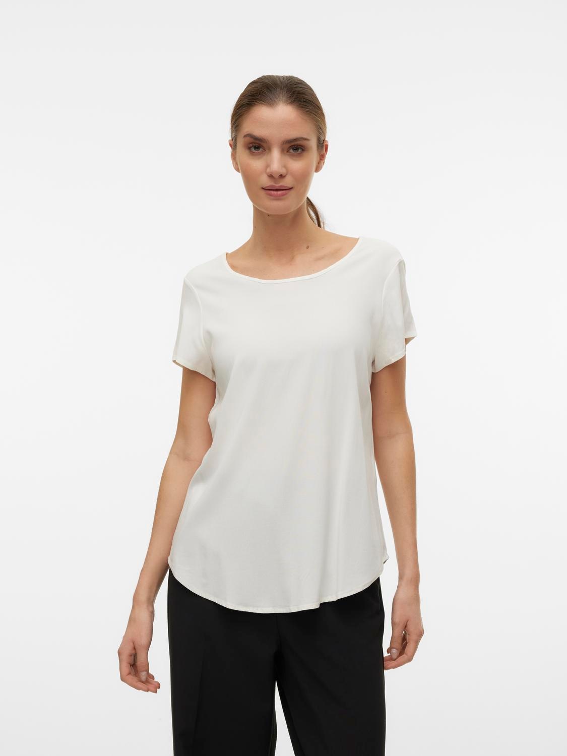 Vero Moda Blusenshirt »VMBELLA SS TOP WVN GA NOOS«