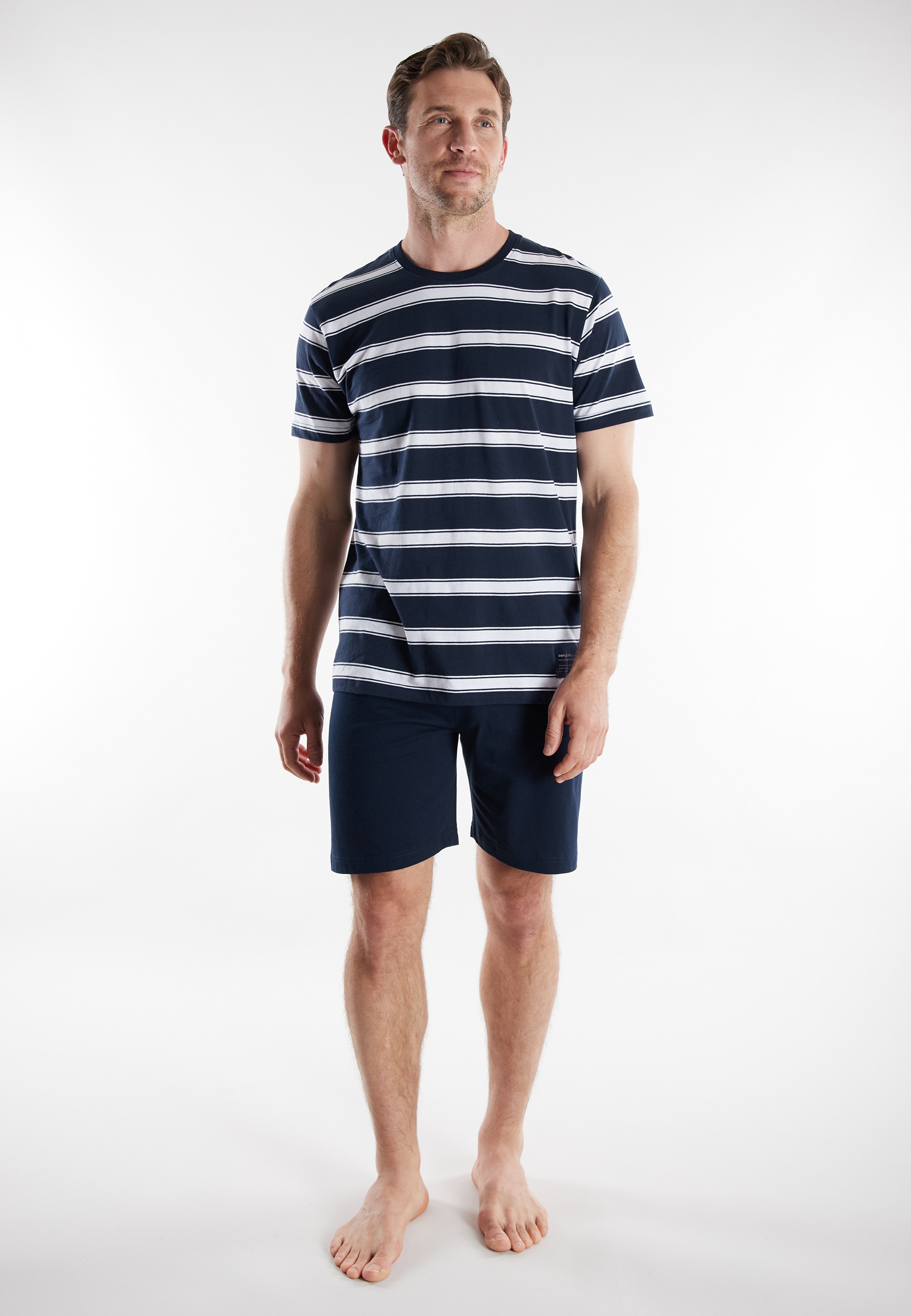 Image of TOM TAILOR Shorty aus Baumwolle, weiches Single Jersey, in mehreren Grössen erhältlich
