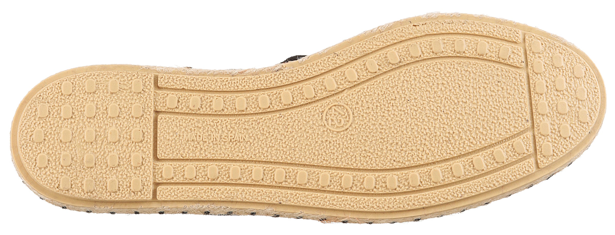 VERBENAS Espadrille »CARMEN SERRAJE«, Schlupfschuh, Sommerschuh, Loafer mit typischem Jute-Rahmen