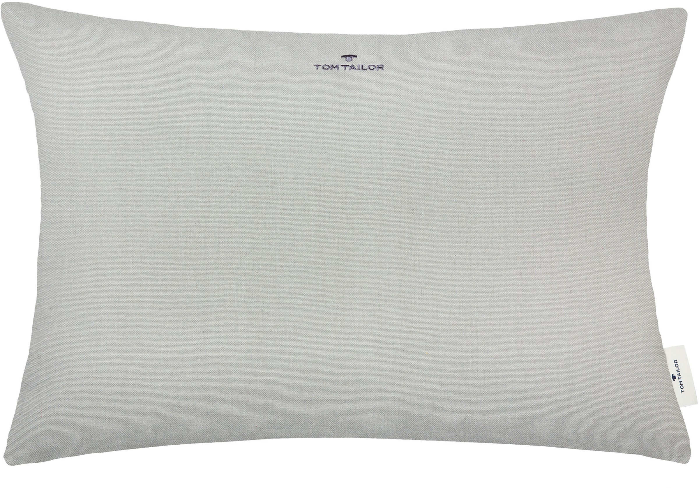 TOM TAILOR HOME Dekokissen »Dove Signature«, mit Paspel, Kissenhülle ohne Füllung, 1 Stück