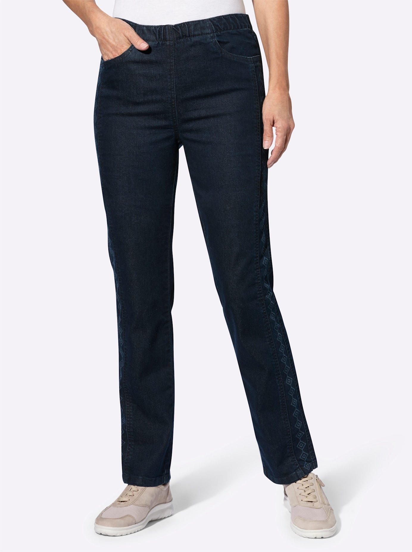 Classic Basics Schlupfjeans, (1 tlg.)