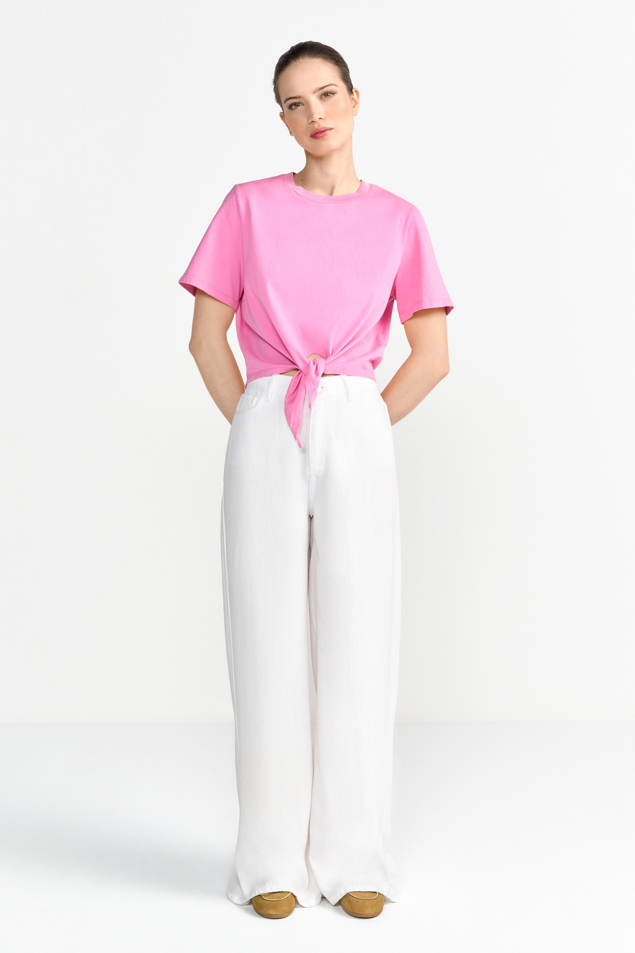 RICHROYAL Kurzarmshirt Mit Rundhalsausschnitt