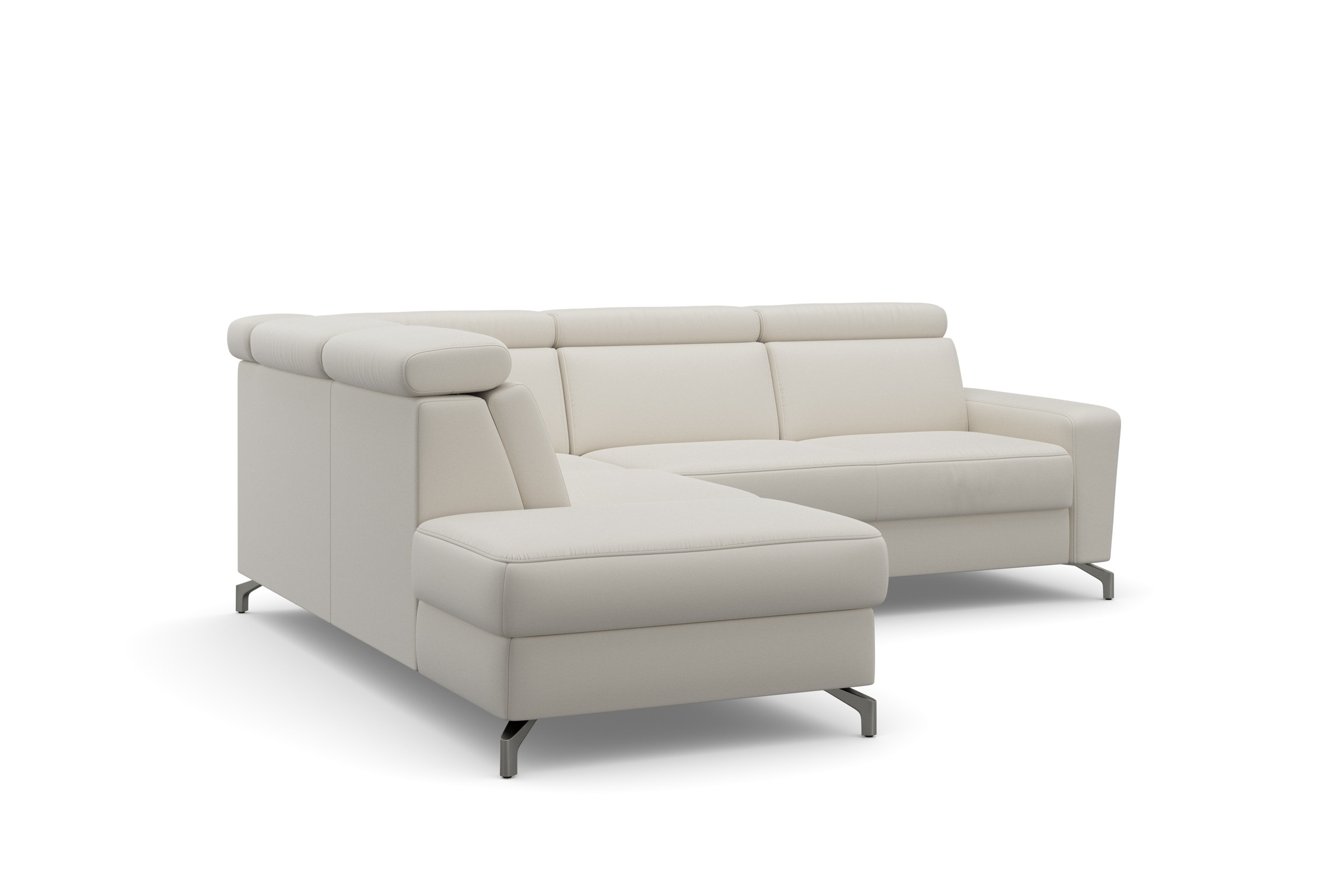 sit&more Ecksofa »Scarlett L-Form« inklusive Kopfteilverstellung, wahlweise mit Bettfunktion, Bettkasten