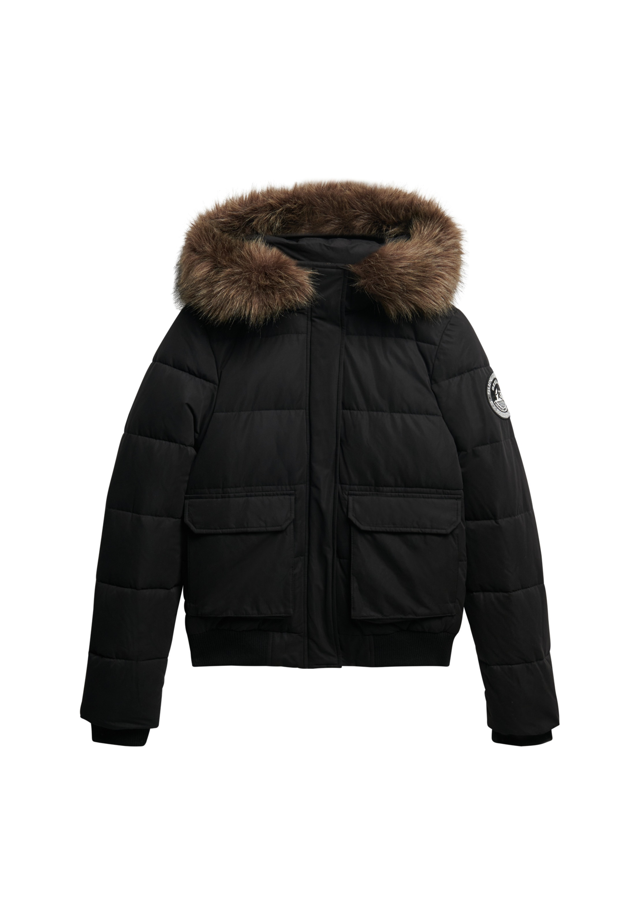 Superdry Veste matelassée »EVEREST ELLA BOMBER« avec capuche Kunstfaser, regular fit
