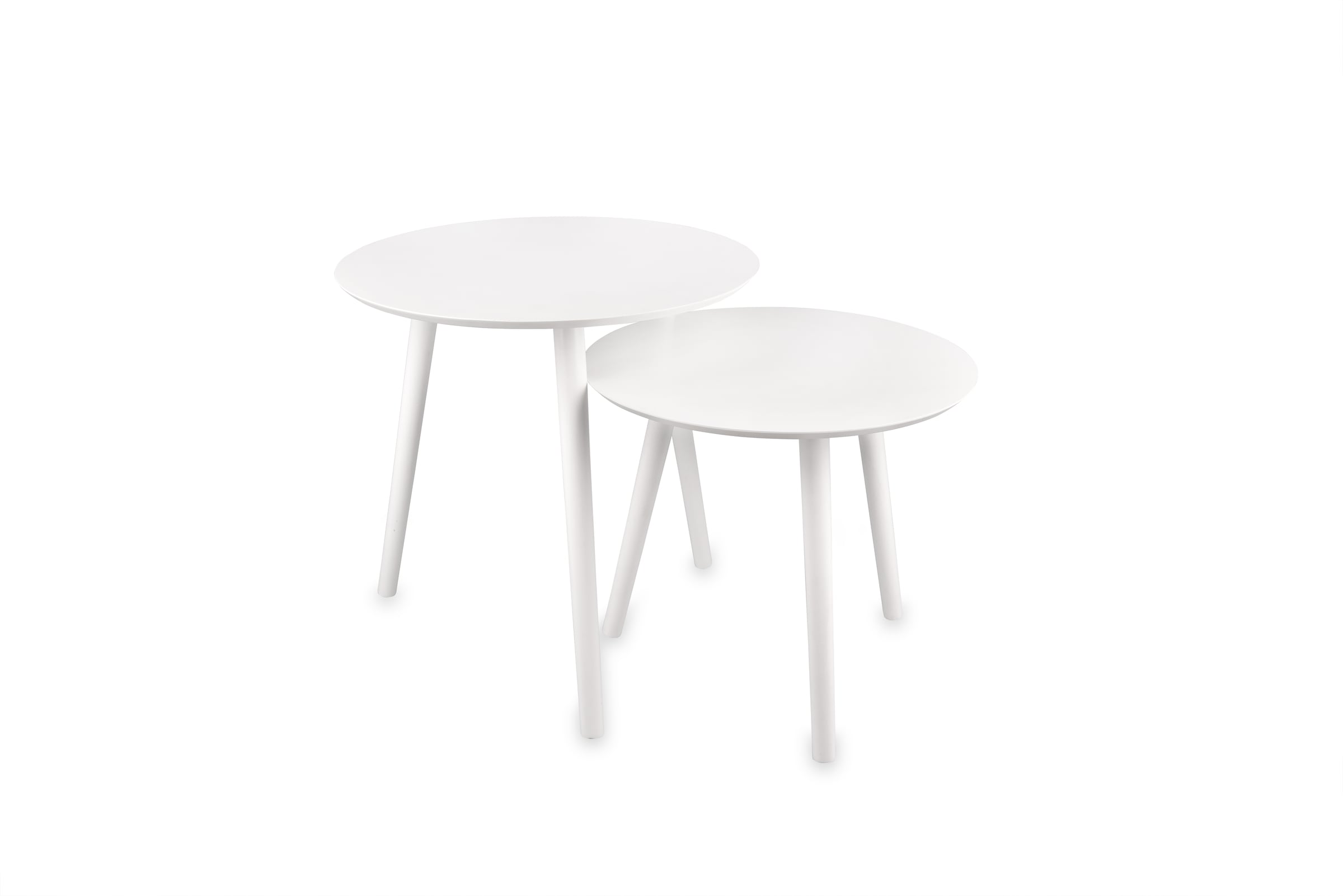 MIRRORS AND MORE Table d'appoint »Vilana« Ensemble, 2 cuis tlg. coloris uni