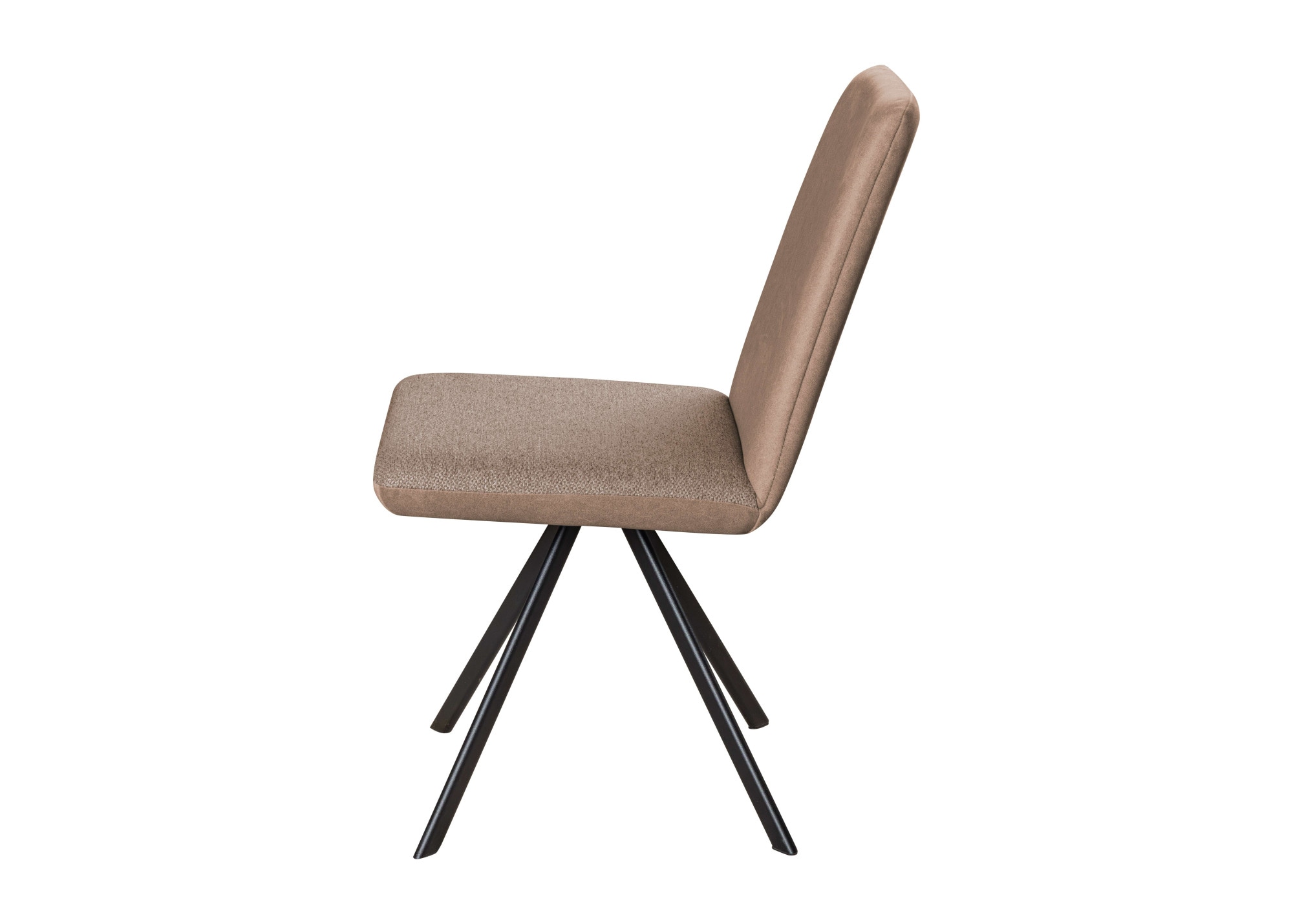 GOODproduct Esszimmerstuhl »Gabi Polsterstuhl, Küchenstuhl, 4-Fussstuhl« () Gestell aus matt-schwarzem Flachmetall, stabil, 2-Stoff-Design