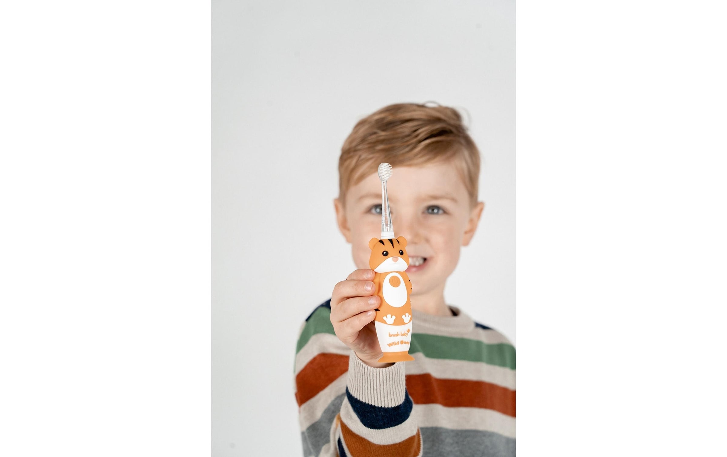 Elektrische Zahnbürste »brush-baby WildOne Tiger«