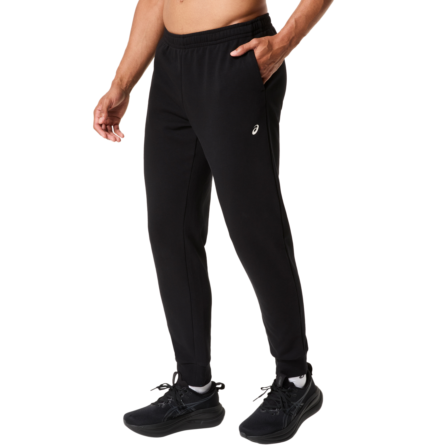 Image of Asics Jogginghose "FRENCH TERRY PANT" Praktische Taschen, Verstellbare Passform, Weiches Material