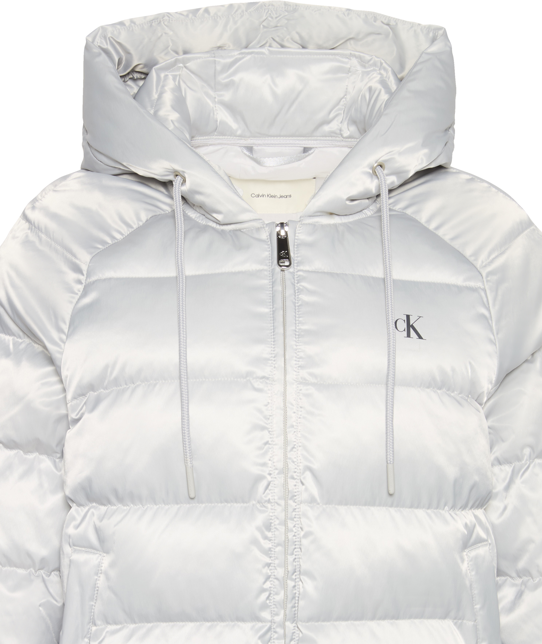 Calvin Klein Jeans Steppjacke mit Kapuze Regular fit mit Rundhalsausschnitt