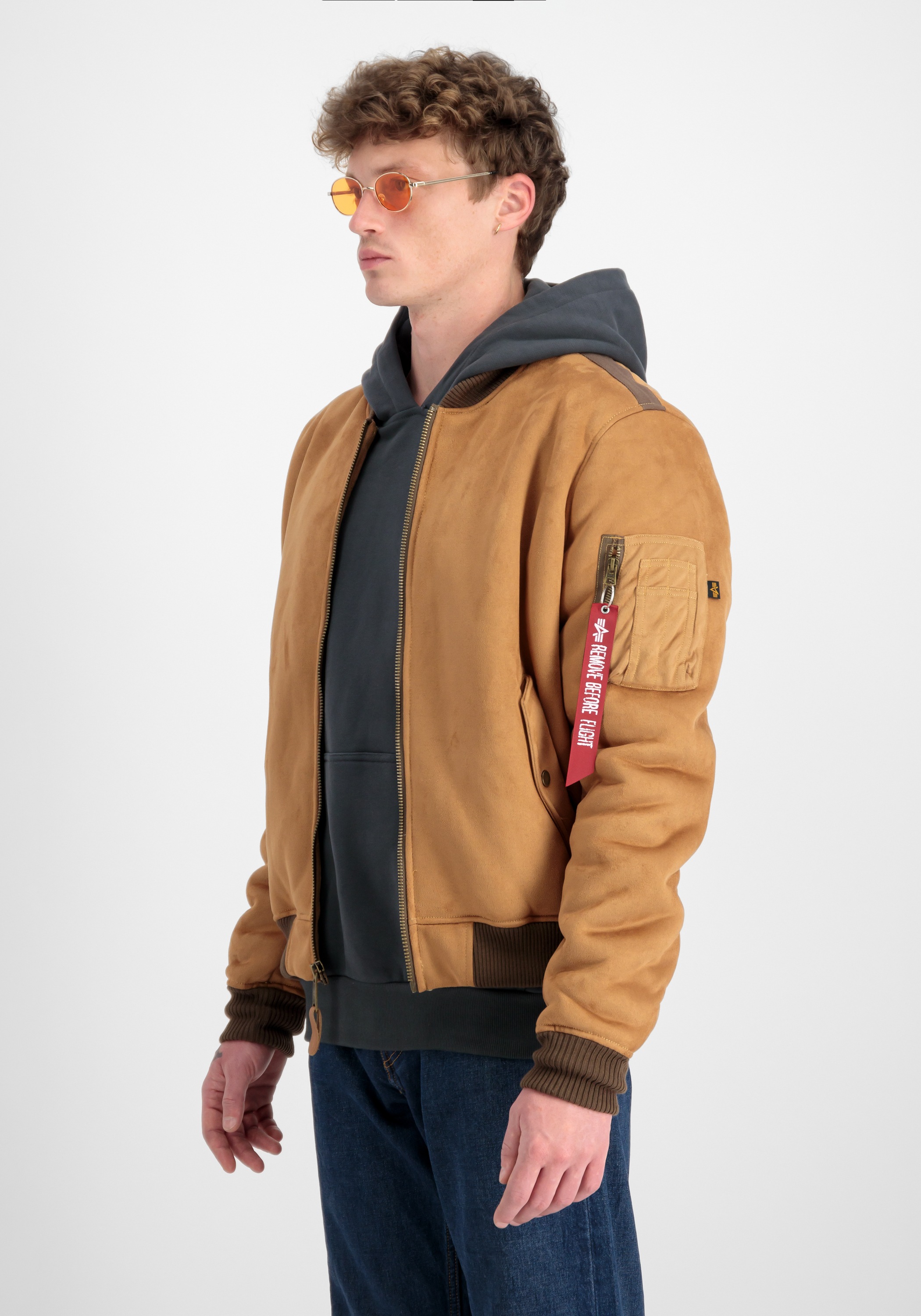 Image of Alpha Industries Bomberjacke "MA-1 Faux Suede"
