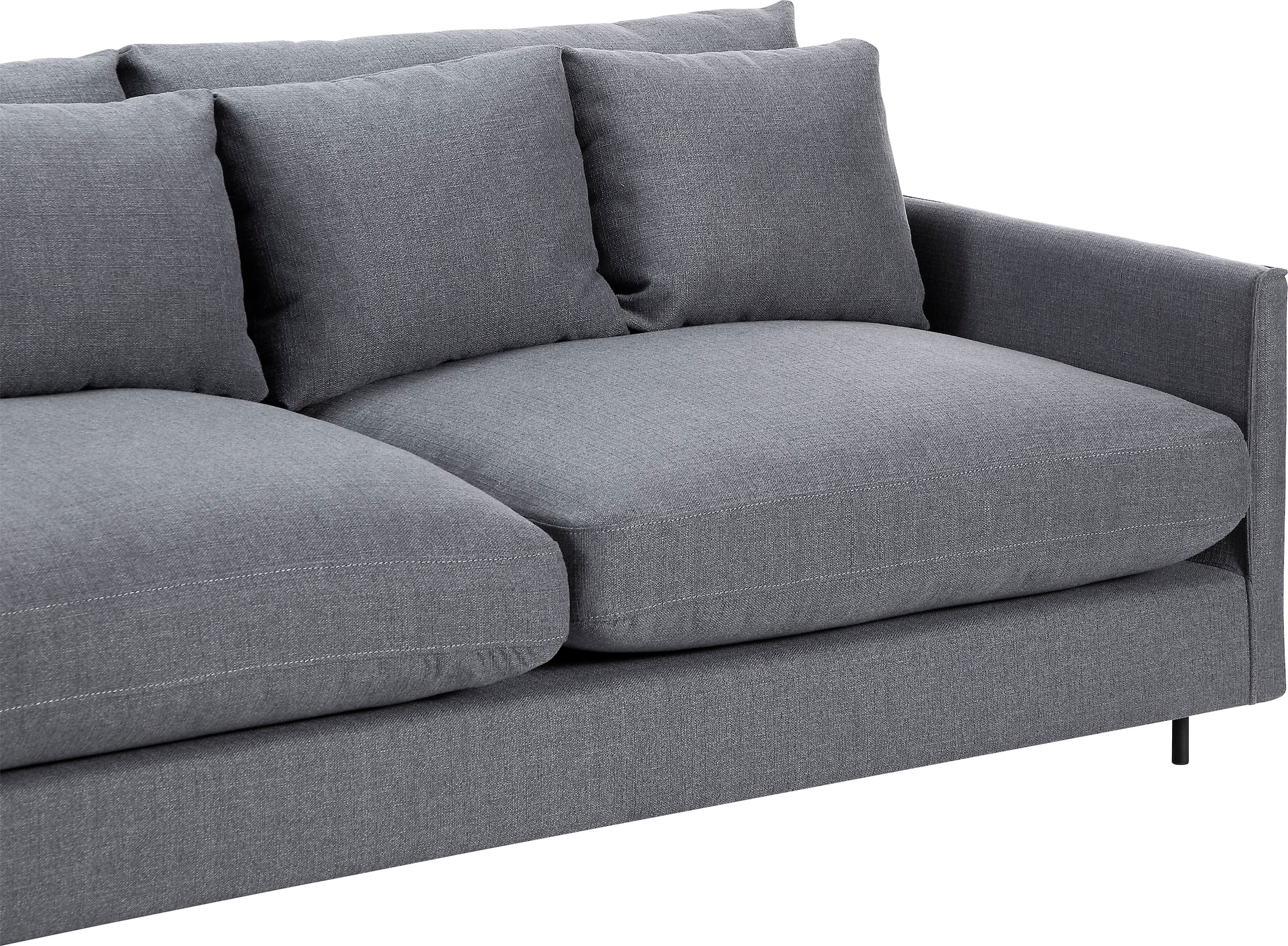 ATLANTIC home collection 3-Sitzer, versandkostenfrei im Sofa, Füllung auf mit extra Federn weich, skandinvisch Design