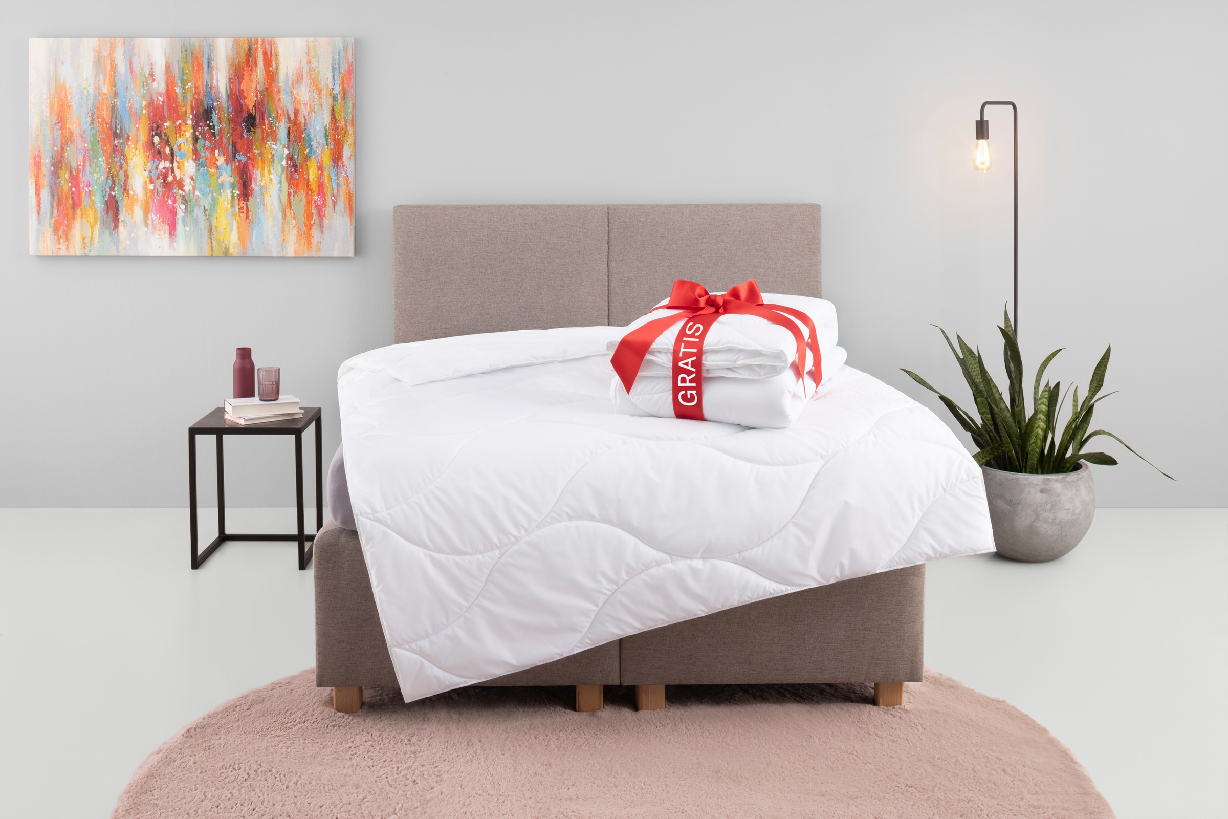 Image of GOODproduct Microfaserbettdecke "Caelan, kaufe eine Decke - erhalte die Leichtbettdecke gratis dazu" leicht Füllung 100% Polyester 1 Stk. tlg. Bettdecke 135x200 cm und 155x220 cm, Sommer, Winter