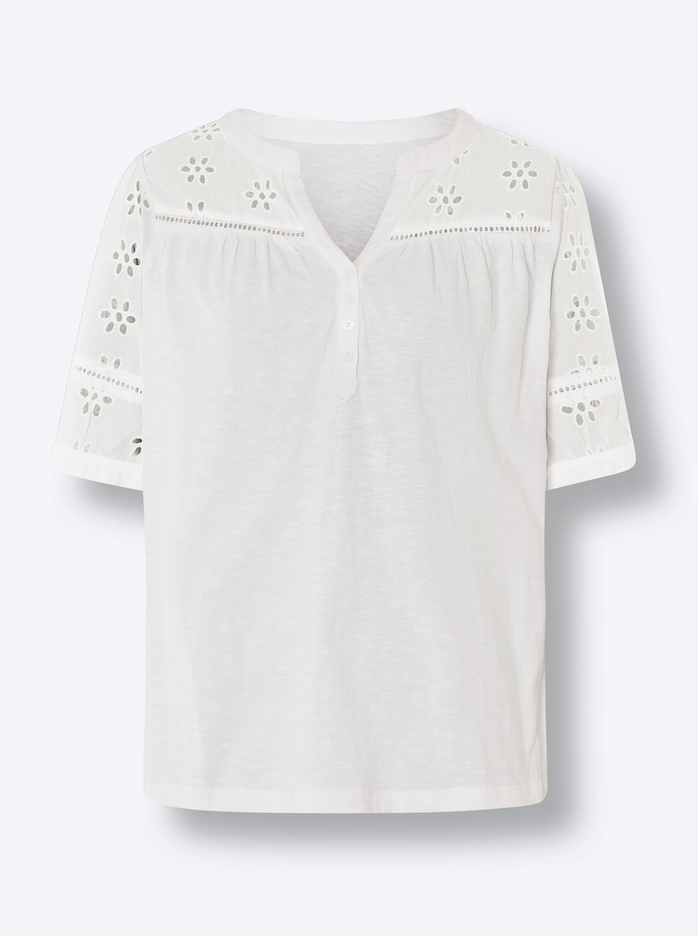 heine Spitzenshirt »Blusenshirt«, (1 tlg.)