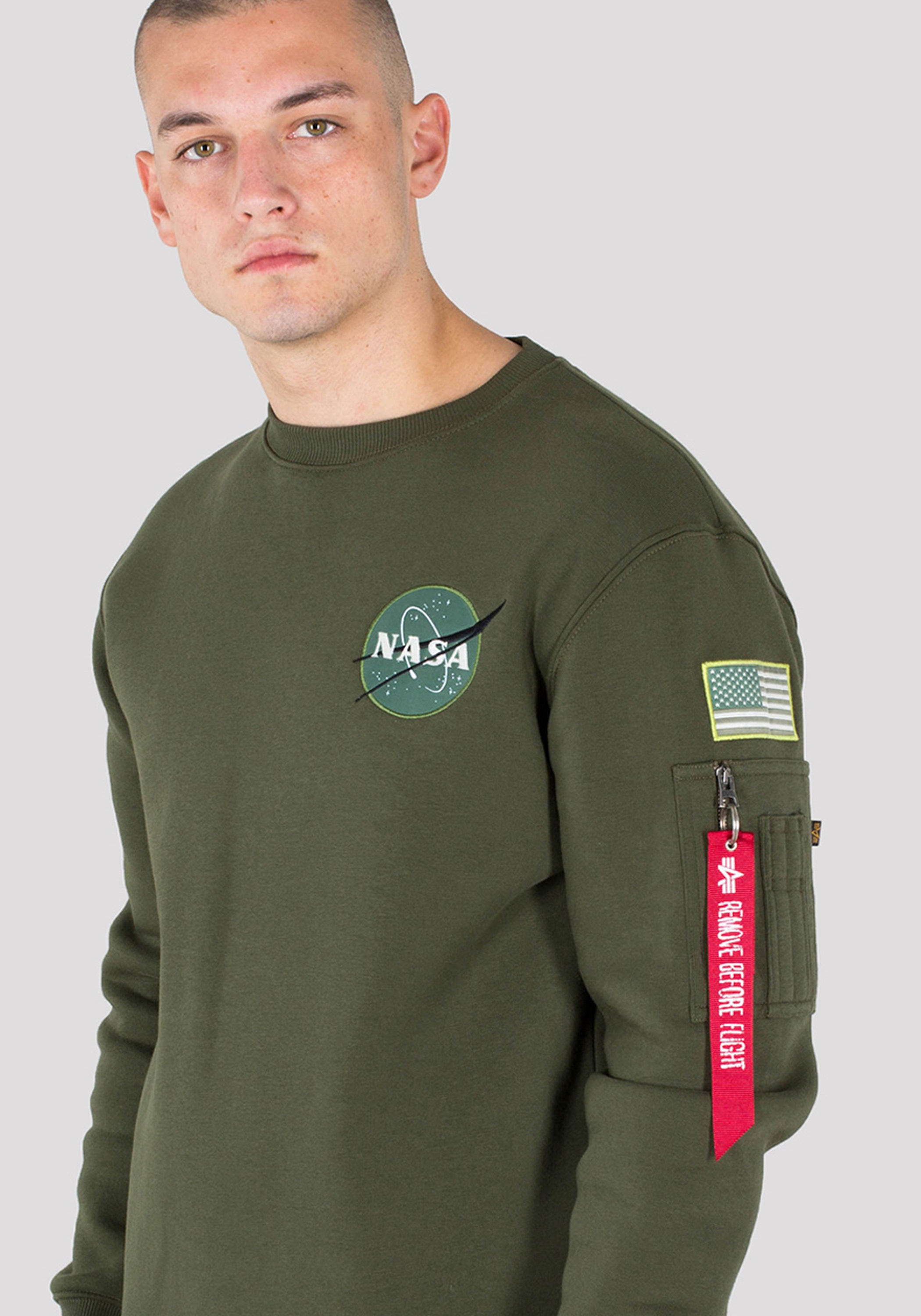 Alpha Industries Sweater »Alpha Industries Men - Sweatshirts Space Shuttle Sweater«