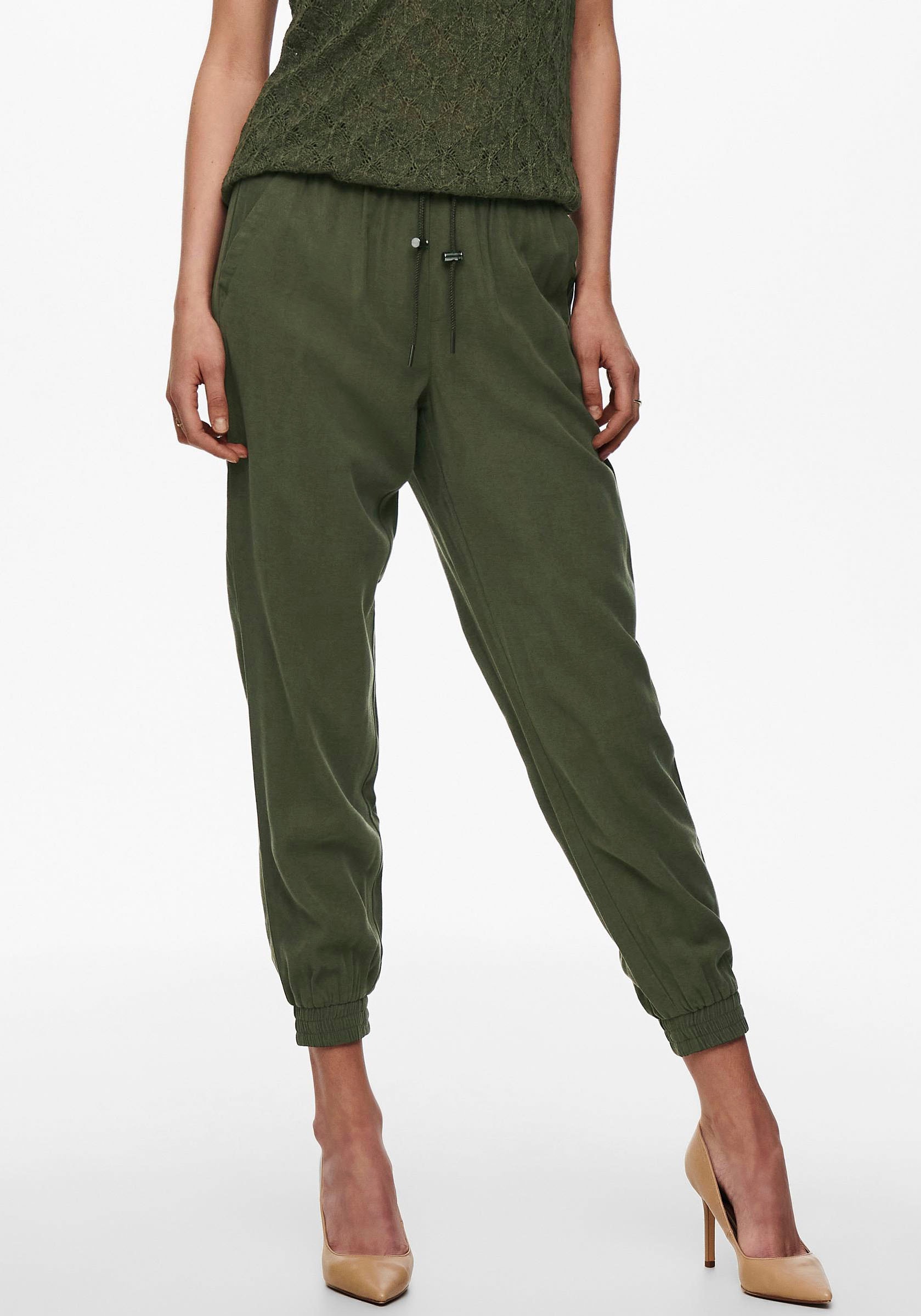 ONLY Pantalon de jogging »ONLKELDA-EMERY MW PULL-UP PANTS«