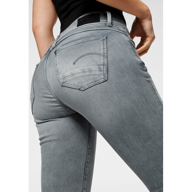 versandkostenfrei kaufen Skinny-fit-Jeans mit Elasthan-Anteil ♕ Waist »Mid Skinny«, G-Star RAW