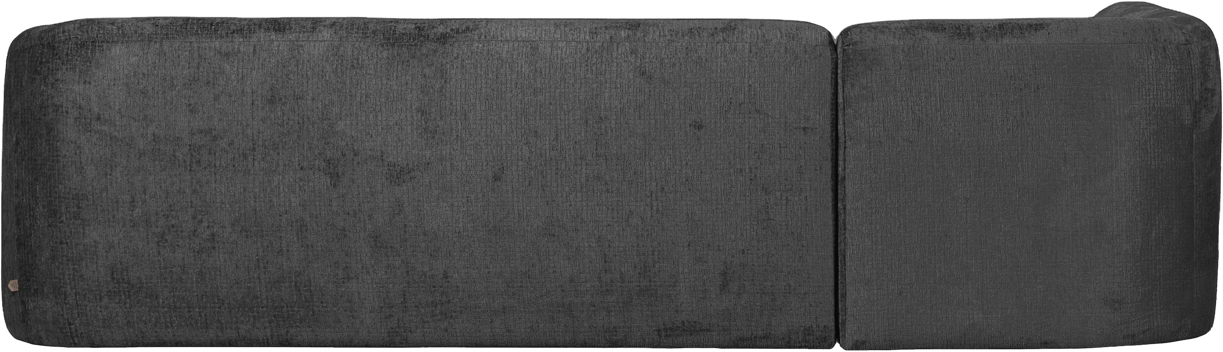 WOOOD Ecksofa »Sloping Bezug mit Zickzack-Federung, H 77 x B 274 x T 225/87 cm« Jacquard-Velvet, Tragkraft 250 kg, Ausgezeichnete Verschleissfestigkeit