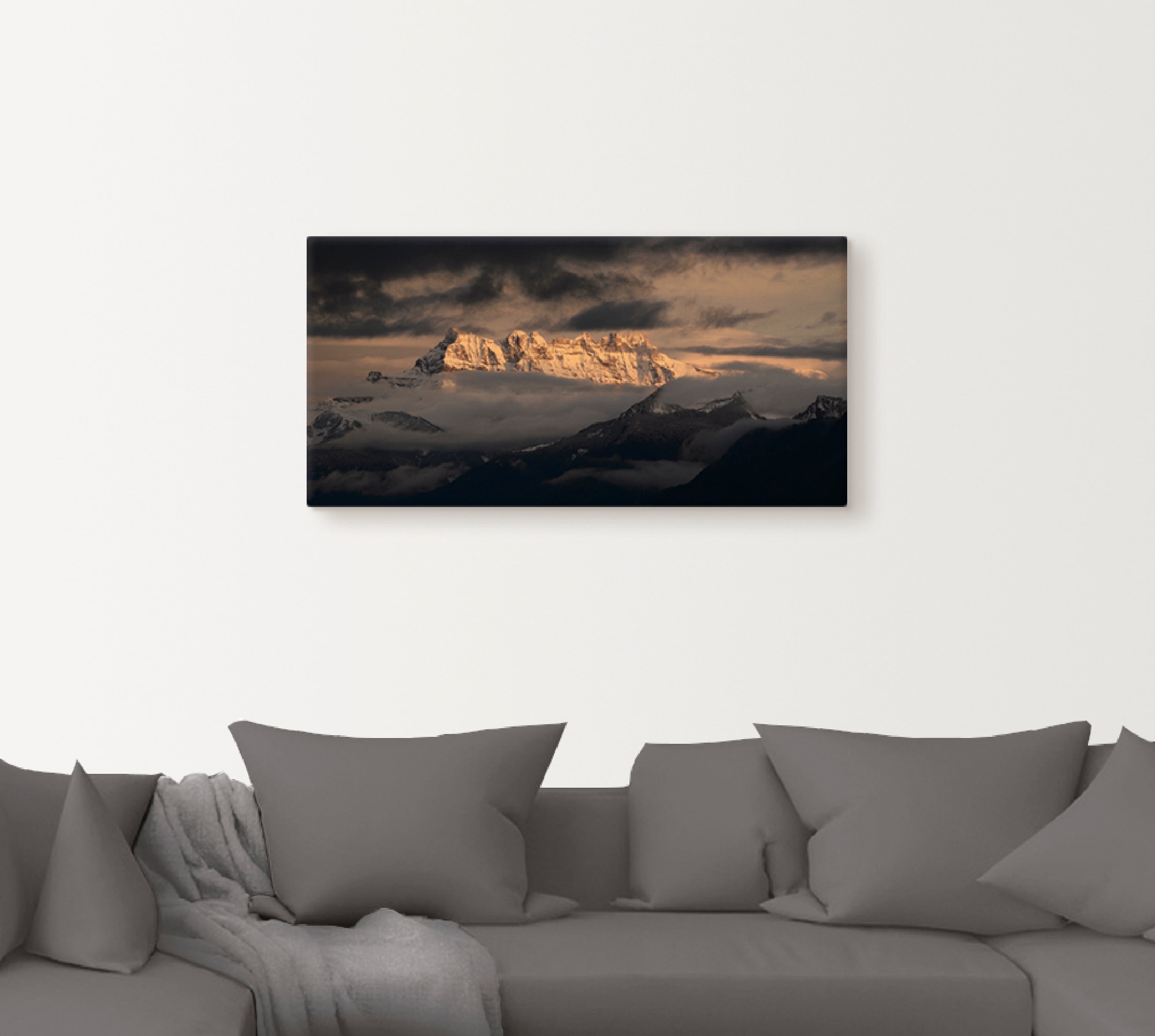 Artland Wandbild »Dents oder versch. Berge, in Grössen Schweizer Poster Wandaufkleber als Midi, Berge«, Leinwandbild, St.), (1 du jetzt kaufen
